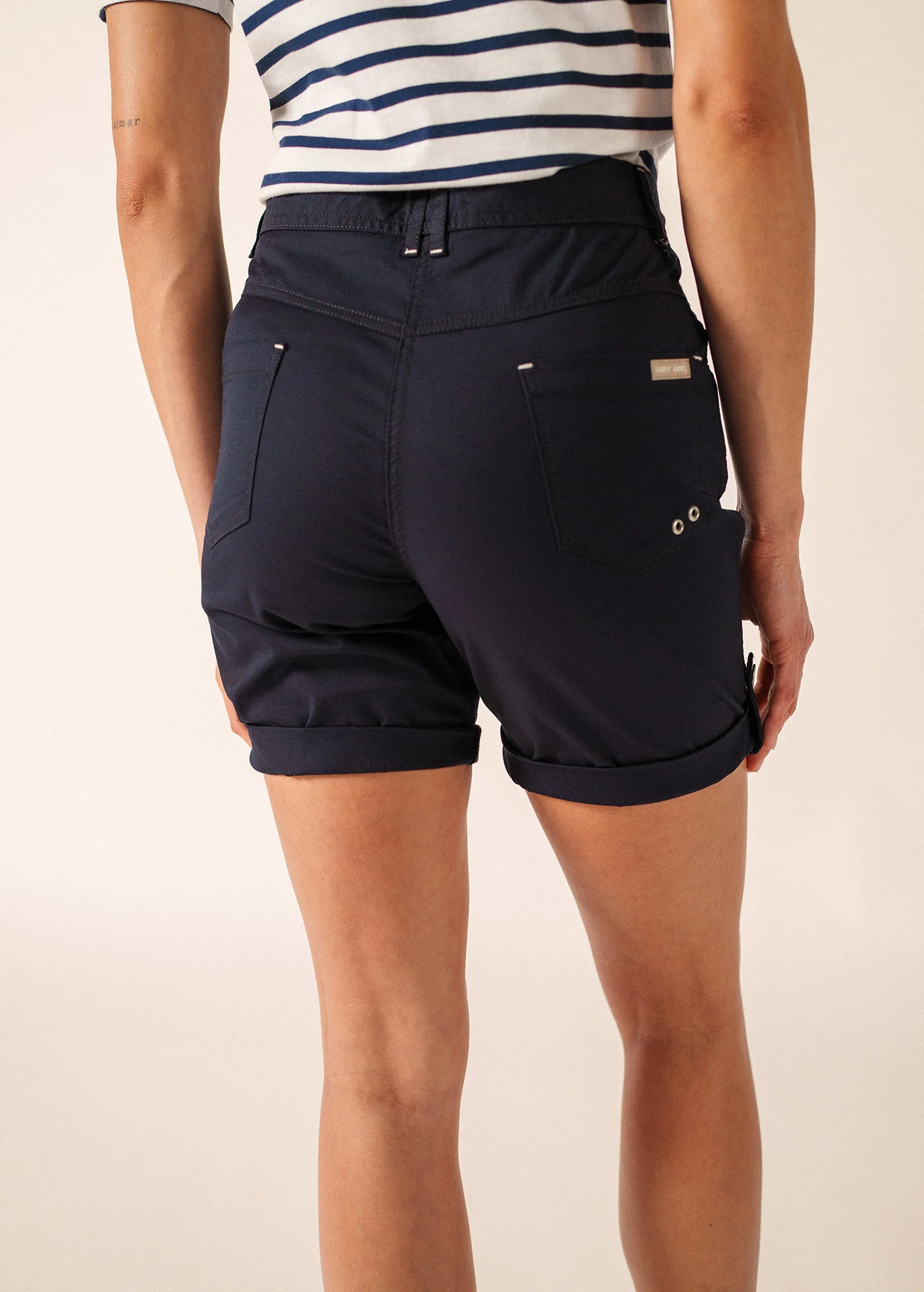 Short Marie Couleur (NAVY) - Image 3