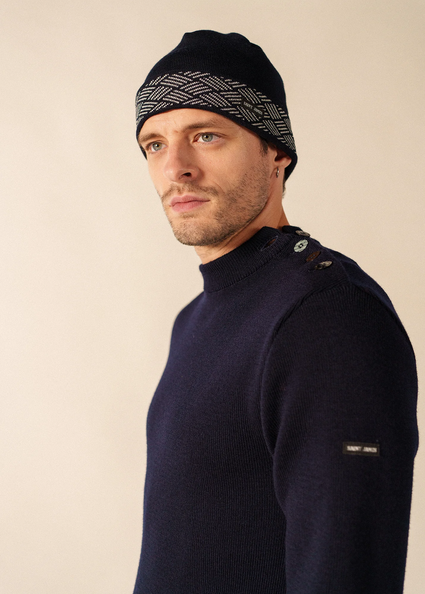 Bonnet Équipage (NAVY/BLANC) - Image 2
