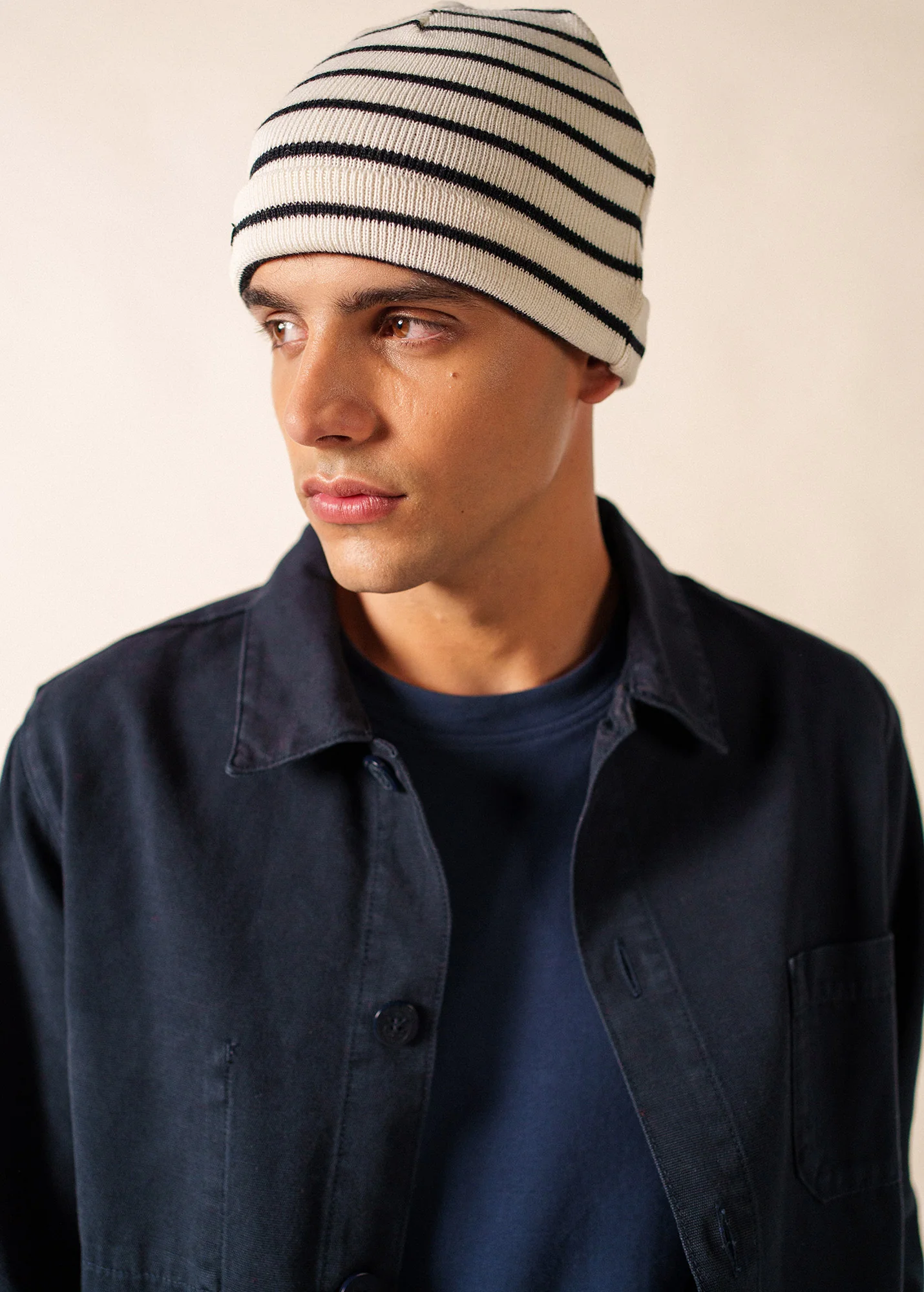 Bonnet Cartier (ECUME/NAVY) - Image 2