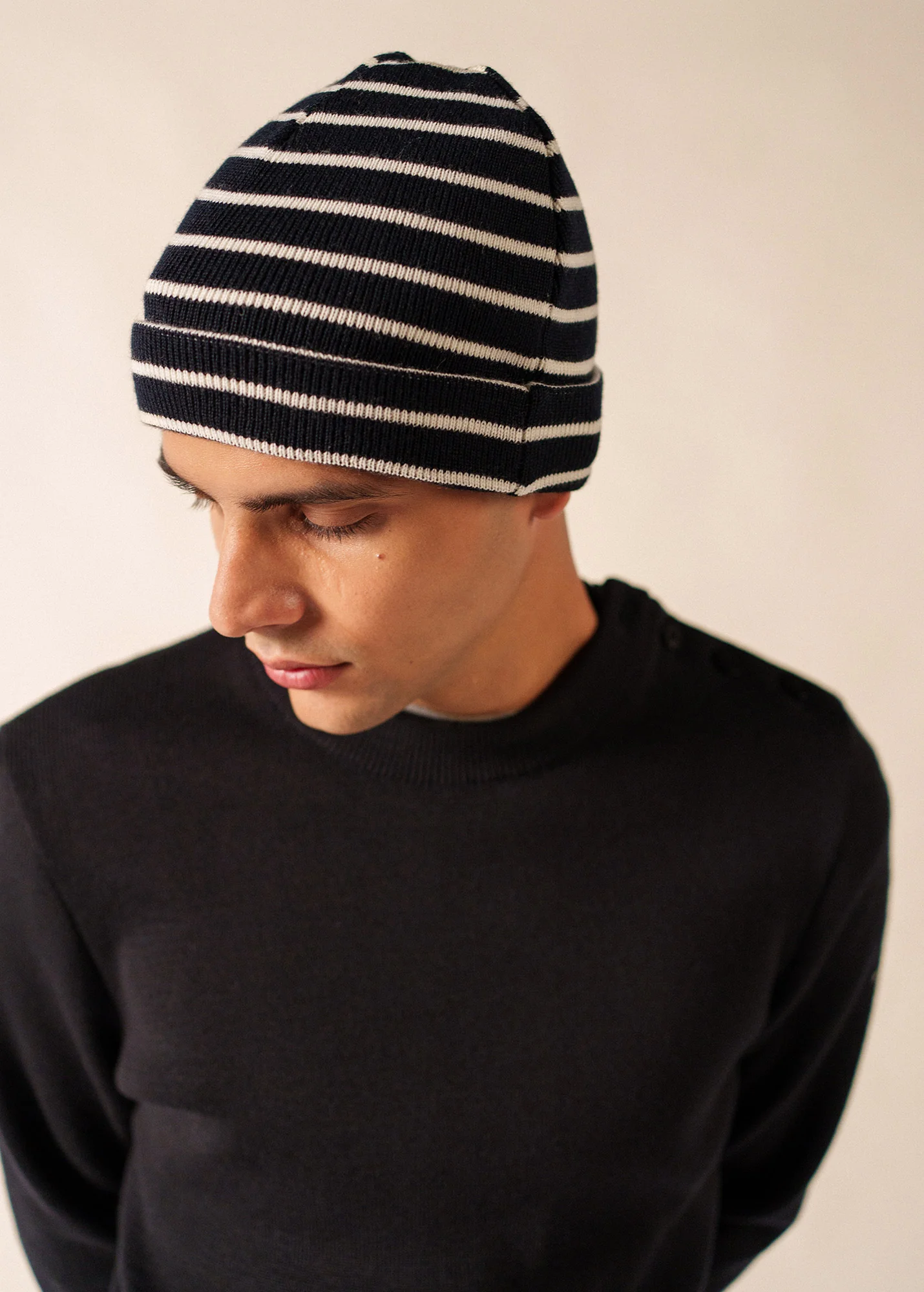 Bonnet Cartier (NAVY/ECUME) - Image 2