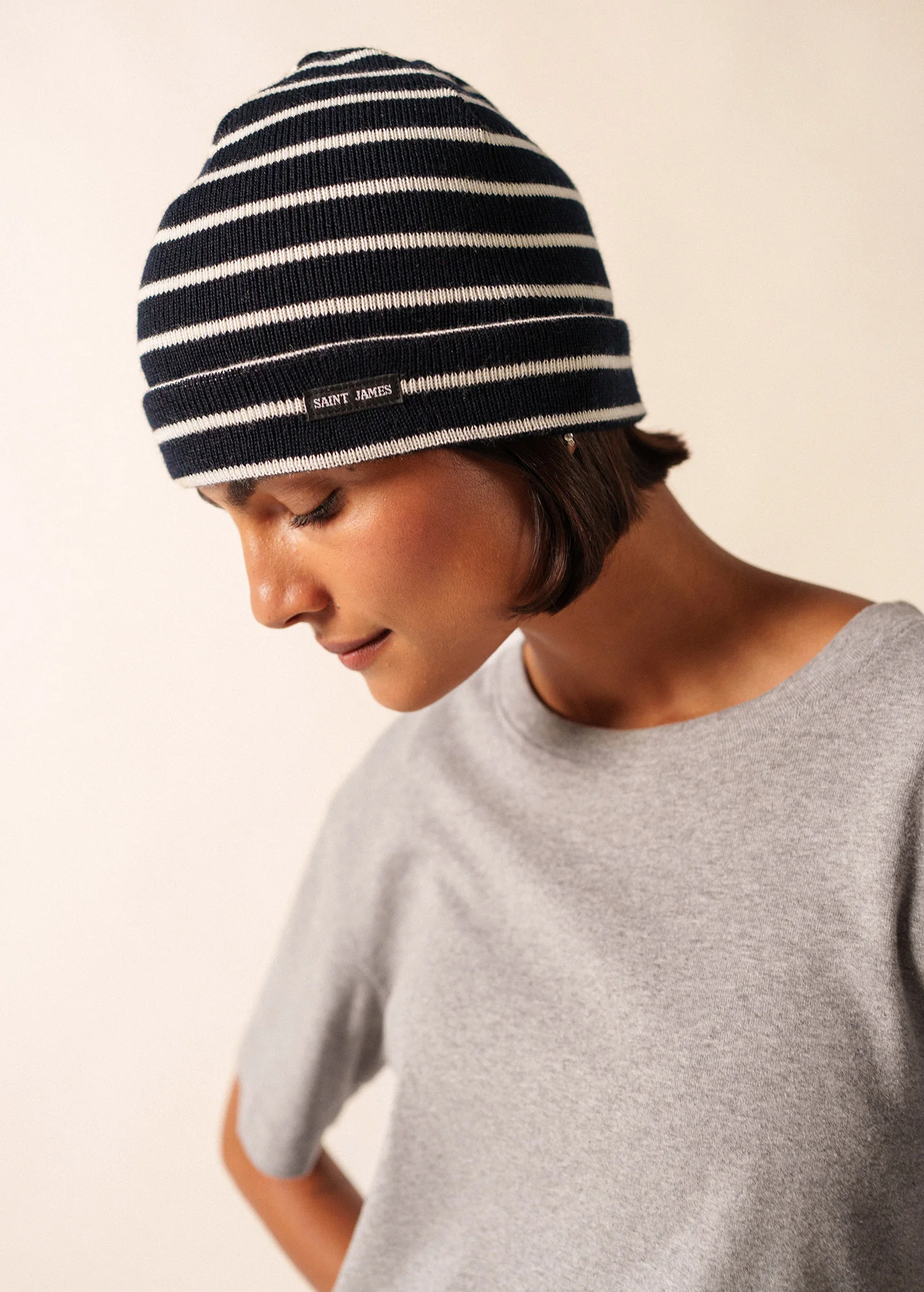 Bonnet Cartier (NAVY/ECUME) - Image 3