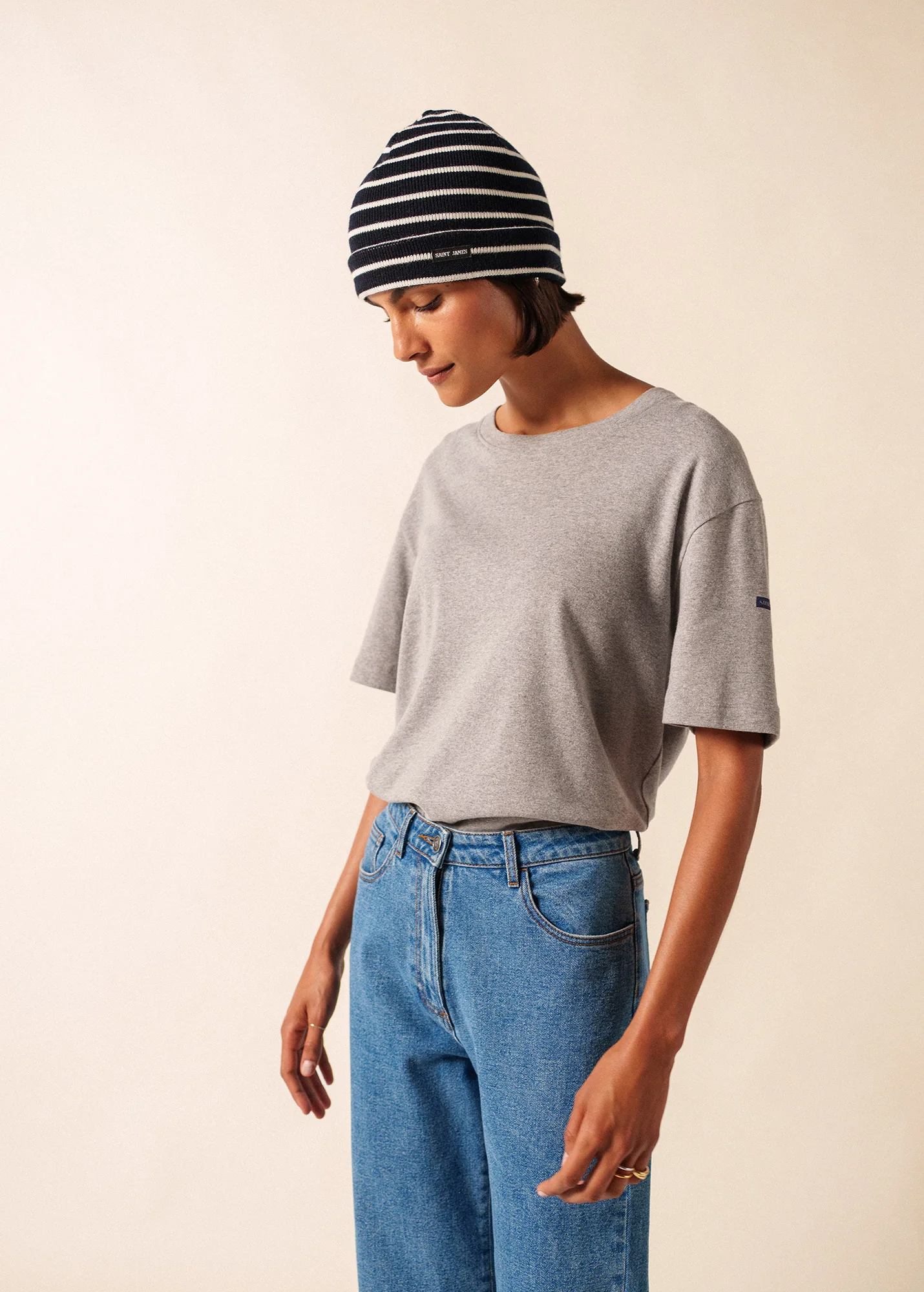Bonnet Cartier (NAVY/ECUME) - Image 5