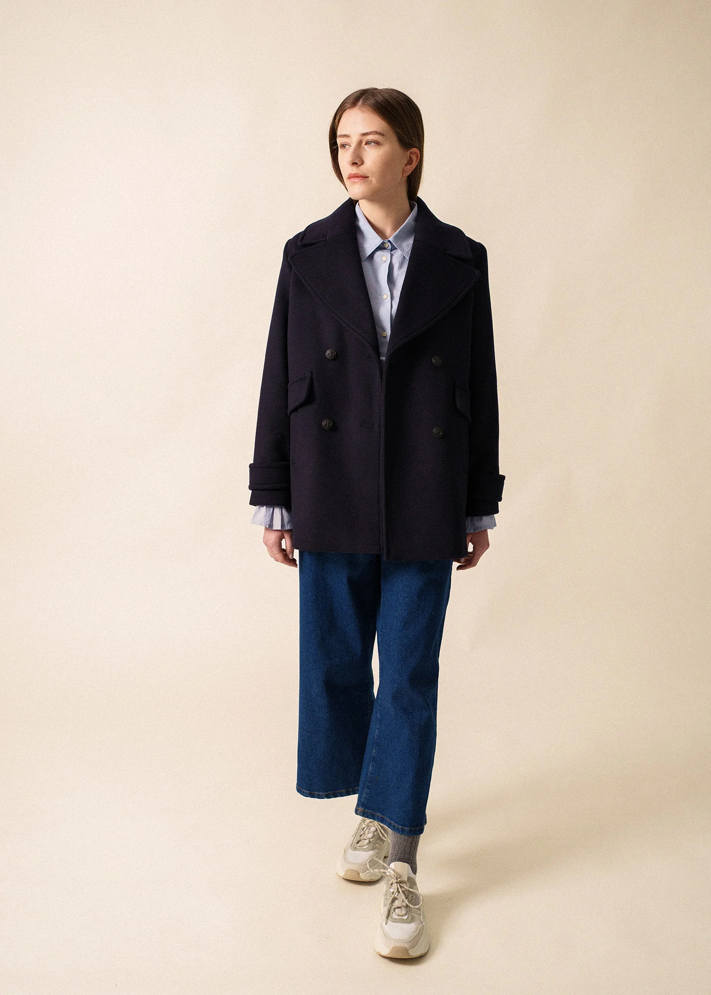 Caban Ste Romy (NAVY) - Image 3