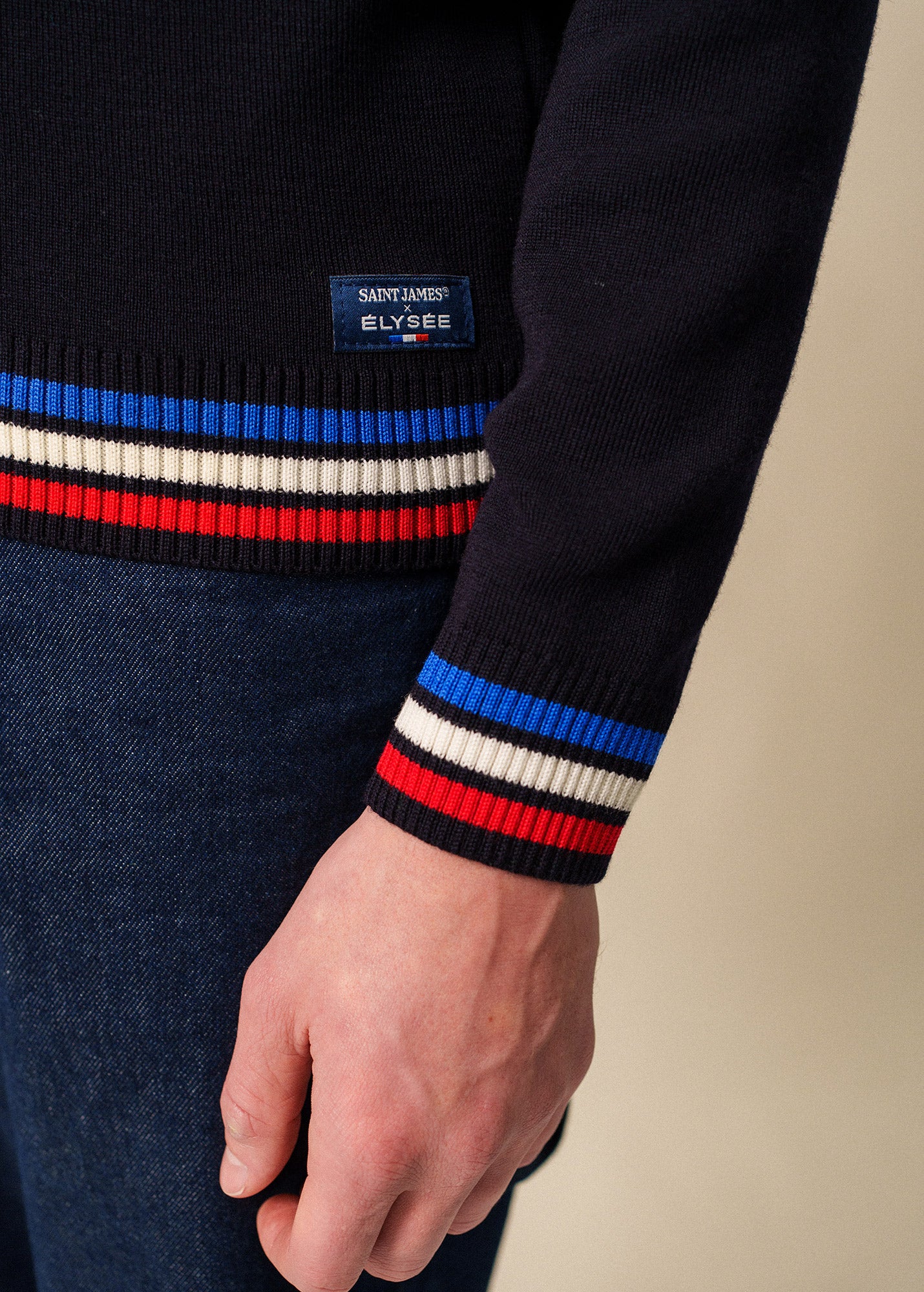 Gilet tricolore x l'Elysée (NAVY/MULTICO) - Image 5