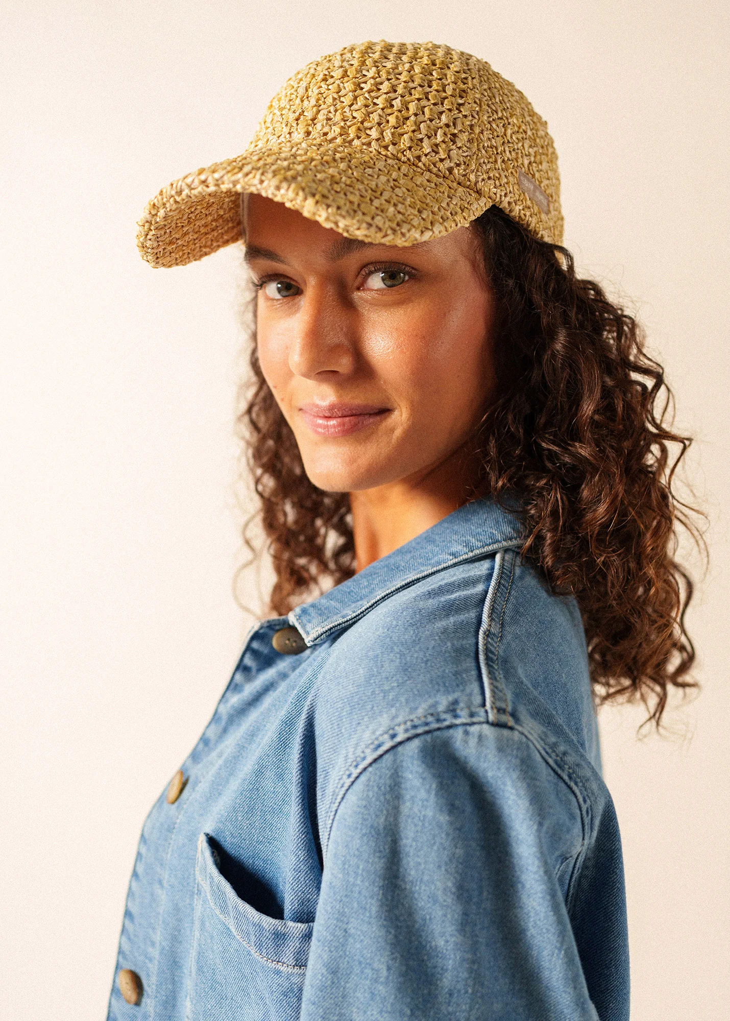 Casquette en raphia (NATUREL) - Image 2