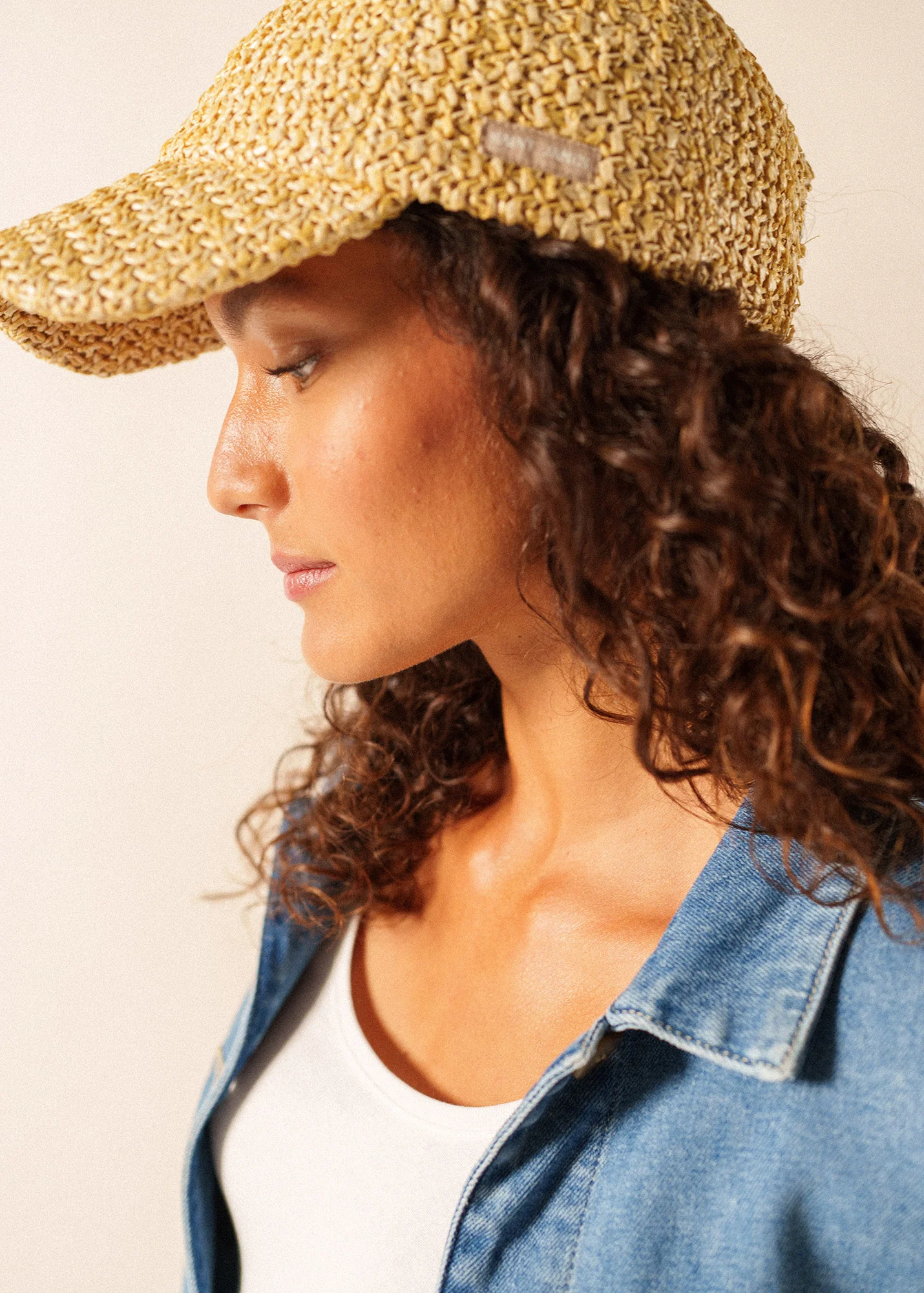 Casquette en raphia (NATUREL) - Image 3