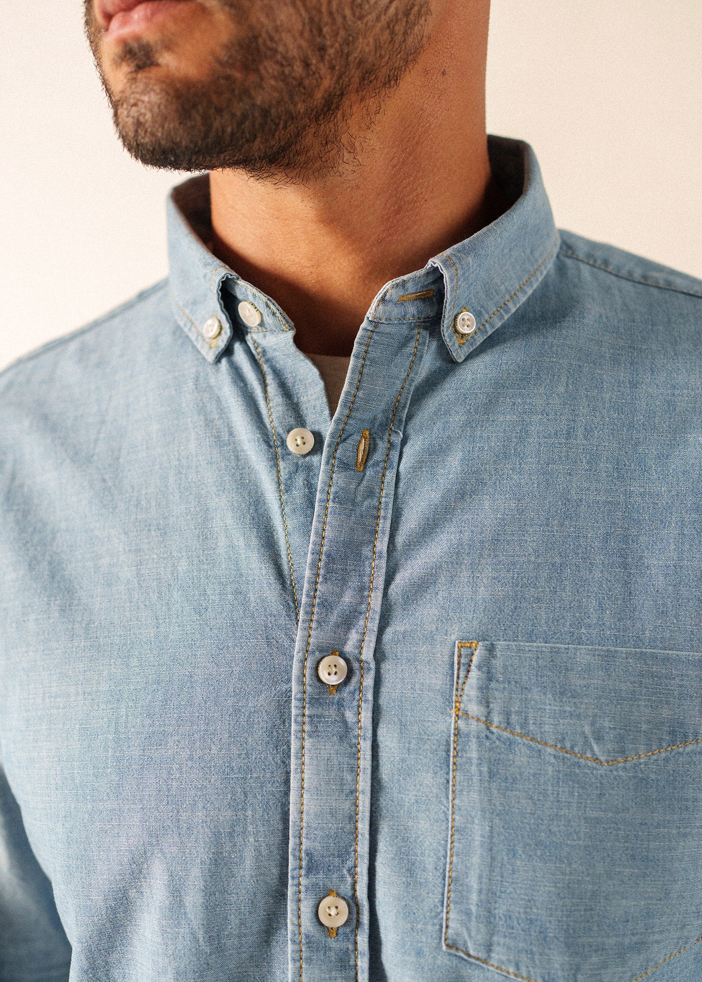 Chemise Donovan (CHAMBRAY) - Image 4