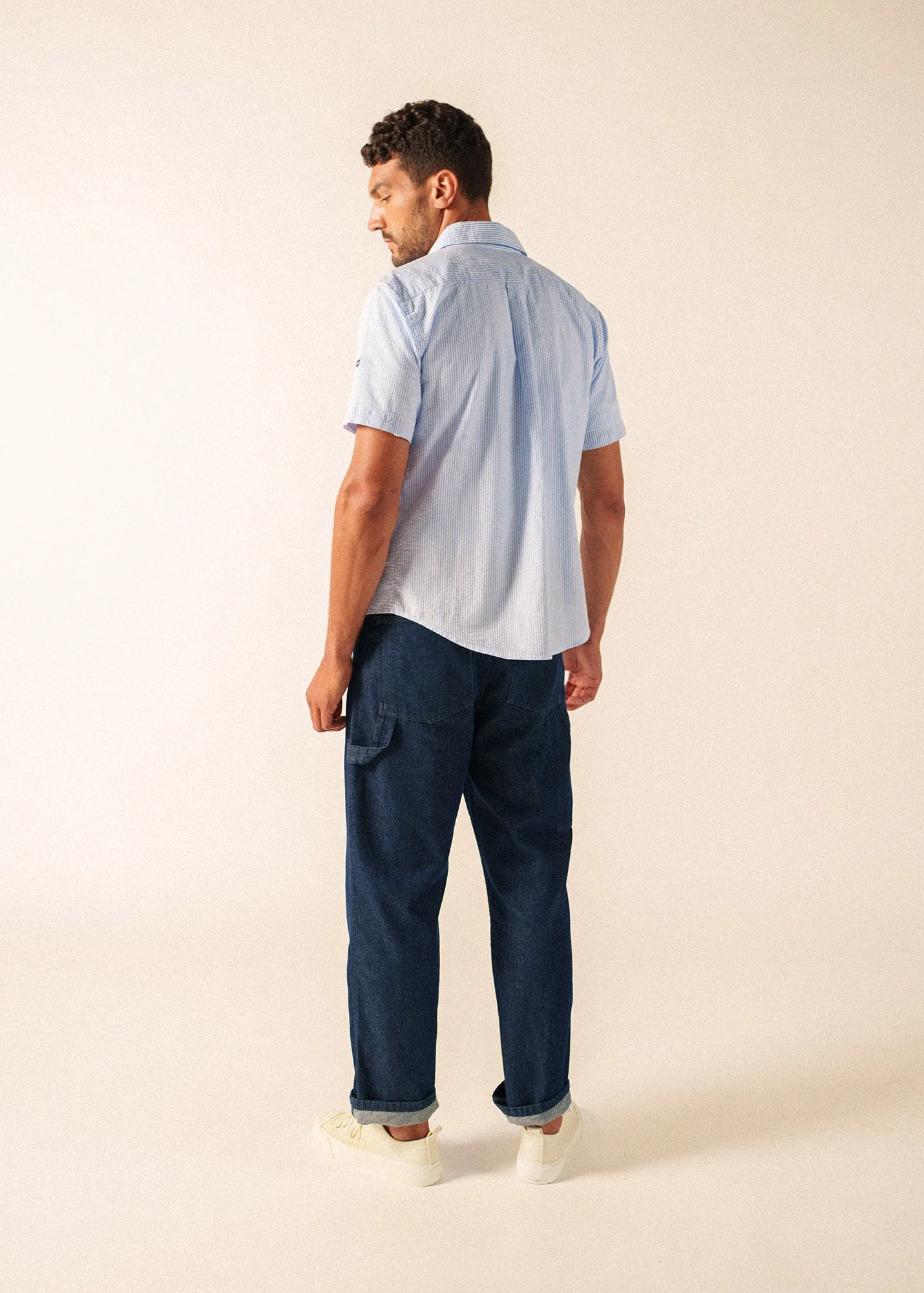 Chemise Jack (BLEU/BLANC) - Image 2
