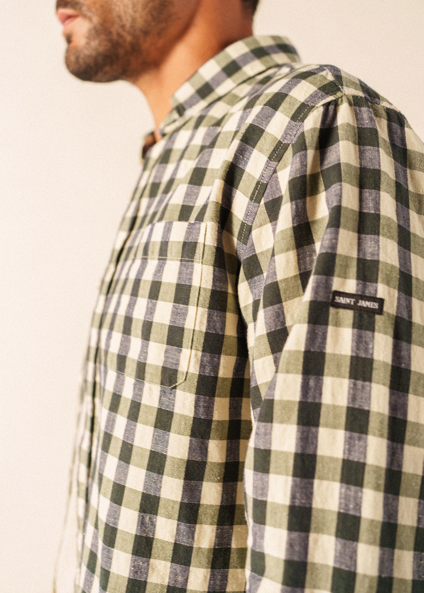 Chemise Jonathan (ALGUE/ECRU) - Image 5