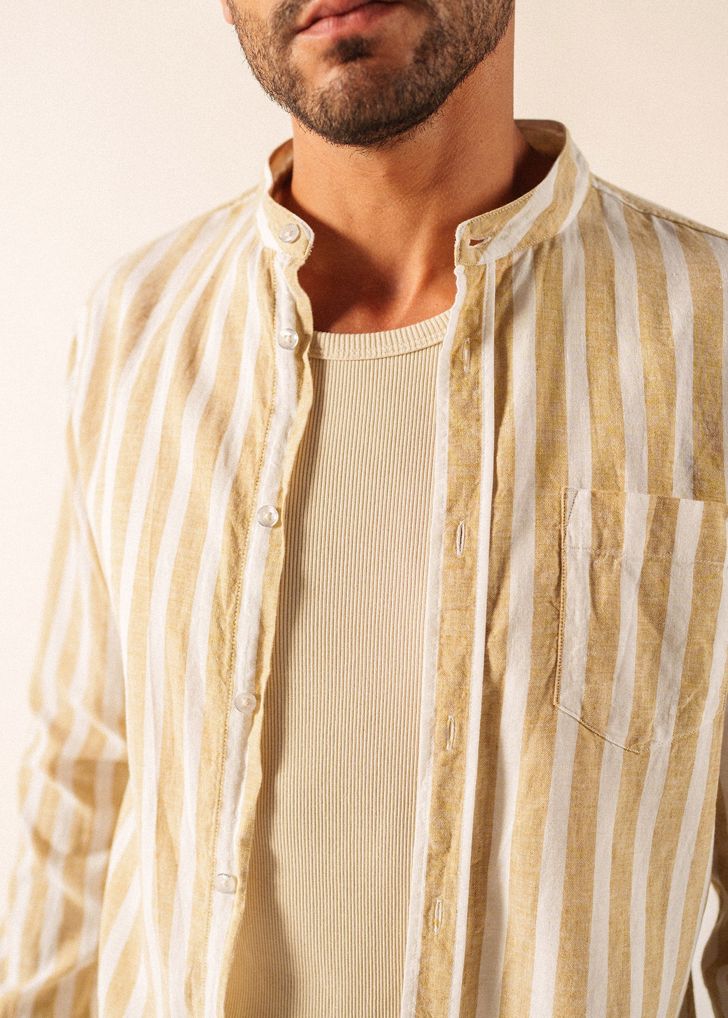 Chemise Liam (BLANC/PLAGE) - Image 4
