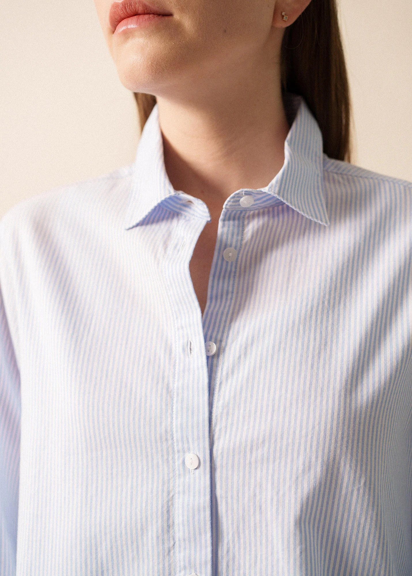 Chemise Léna (BLANC/CIEL) - Image 4
