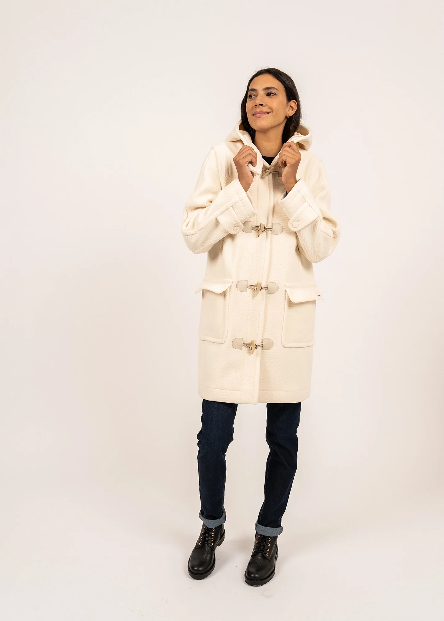 Duffle-coat Vénus (BLANC D'HIVER) - Image 3