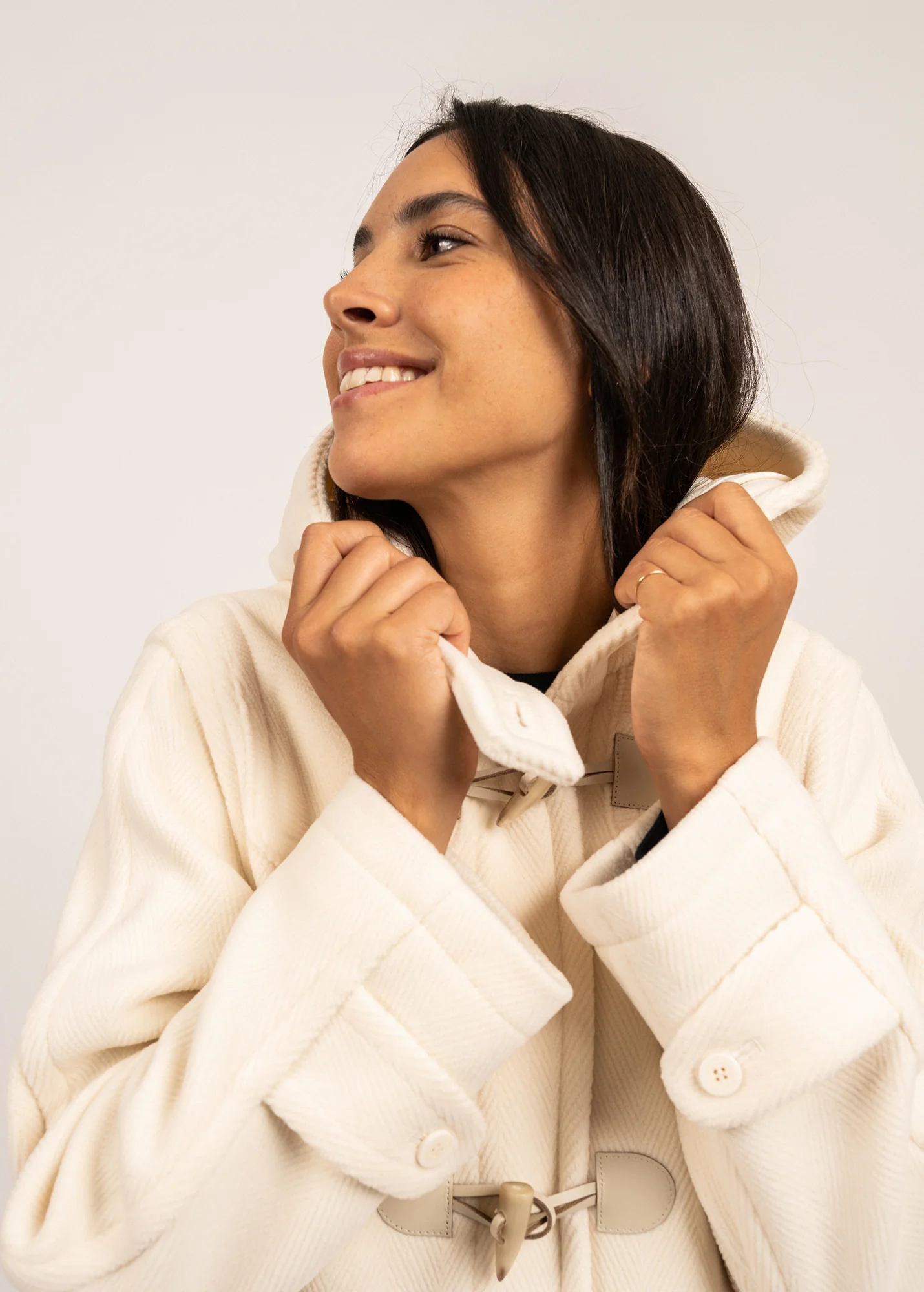 Duffle-coat Vénus (BLANC D'HIVER) - Image 5