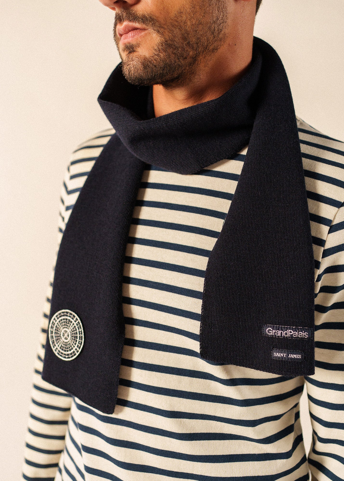 Echarpe Grand Palais (NAVY) - Image 2