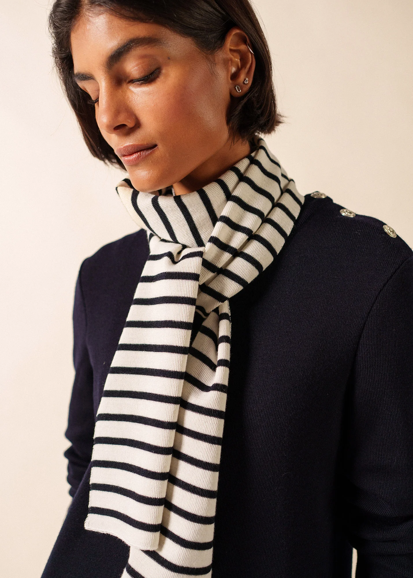 Echarpe Duguay (ECUME/NAVY) - Image 3