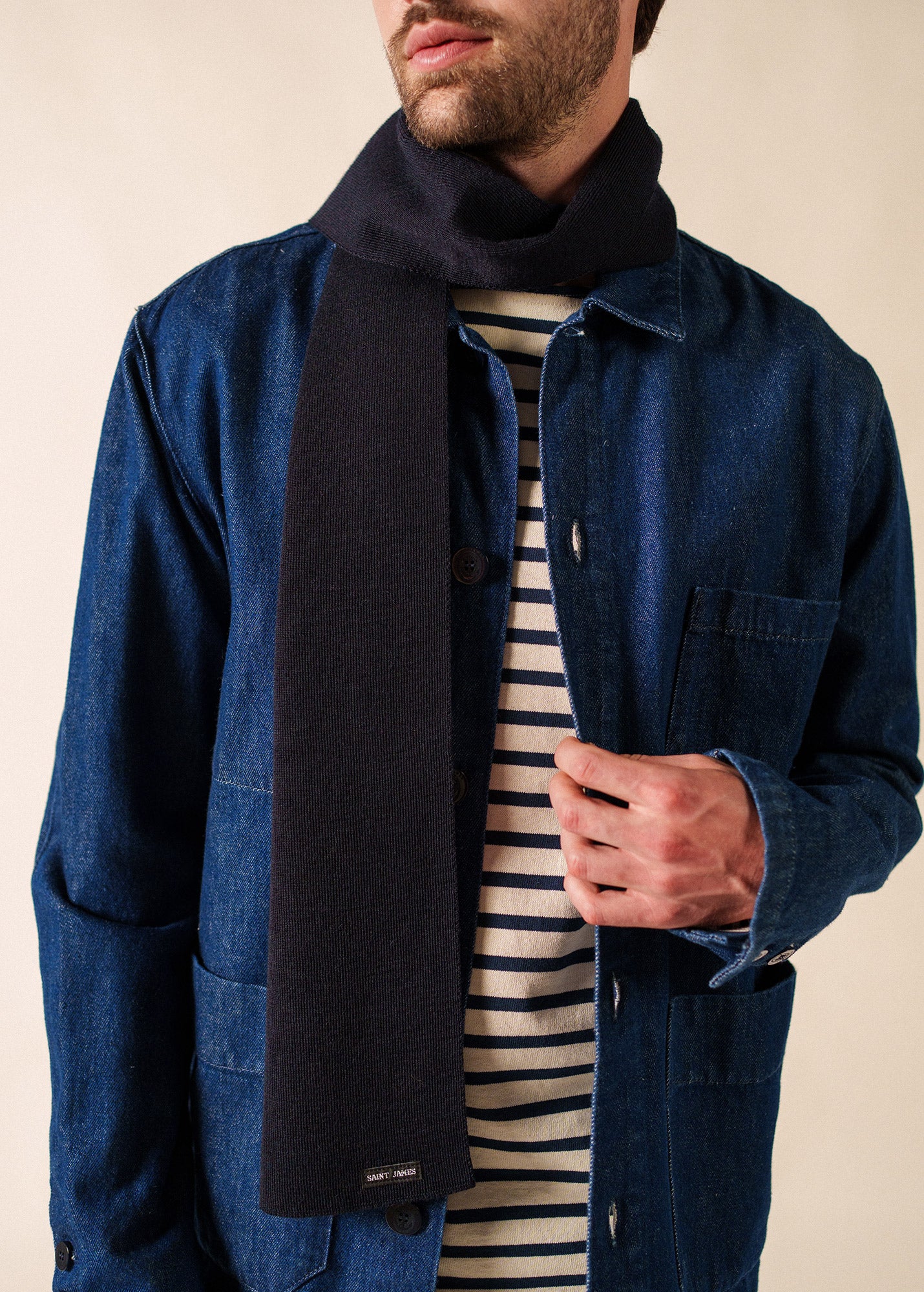 Echarpe Scarf (NAVY) - Image 2