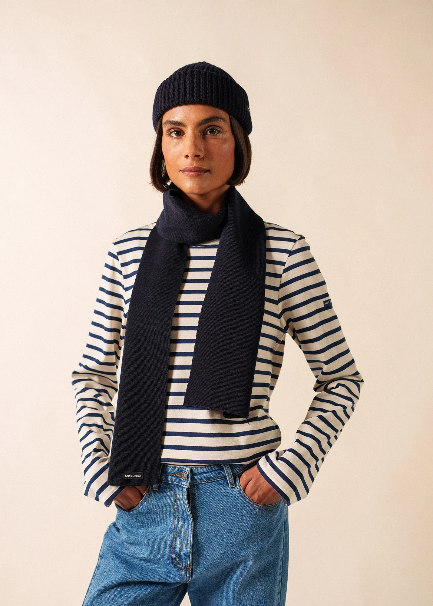 Echarpe Scarf (NAVY) - Image 3