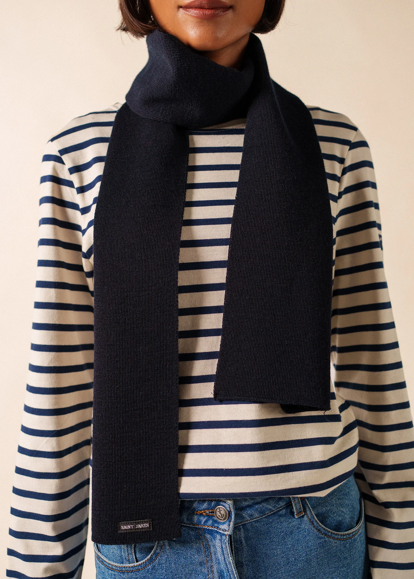 Echarpe Scarf (NAVY) - Image 4