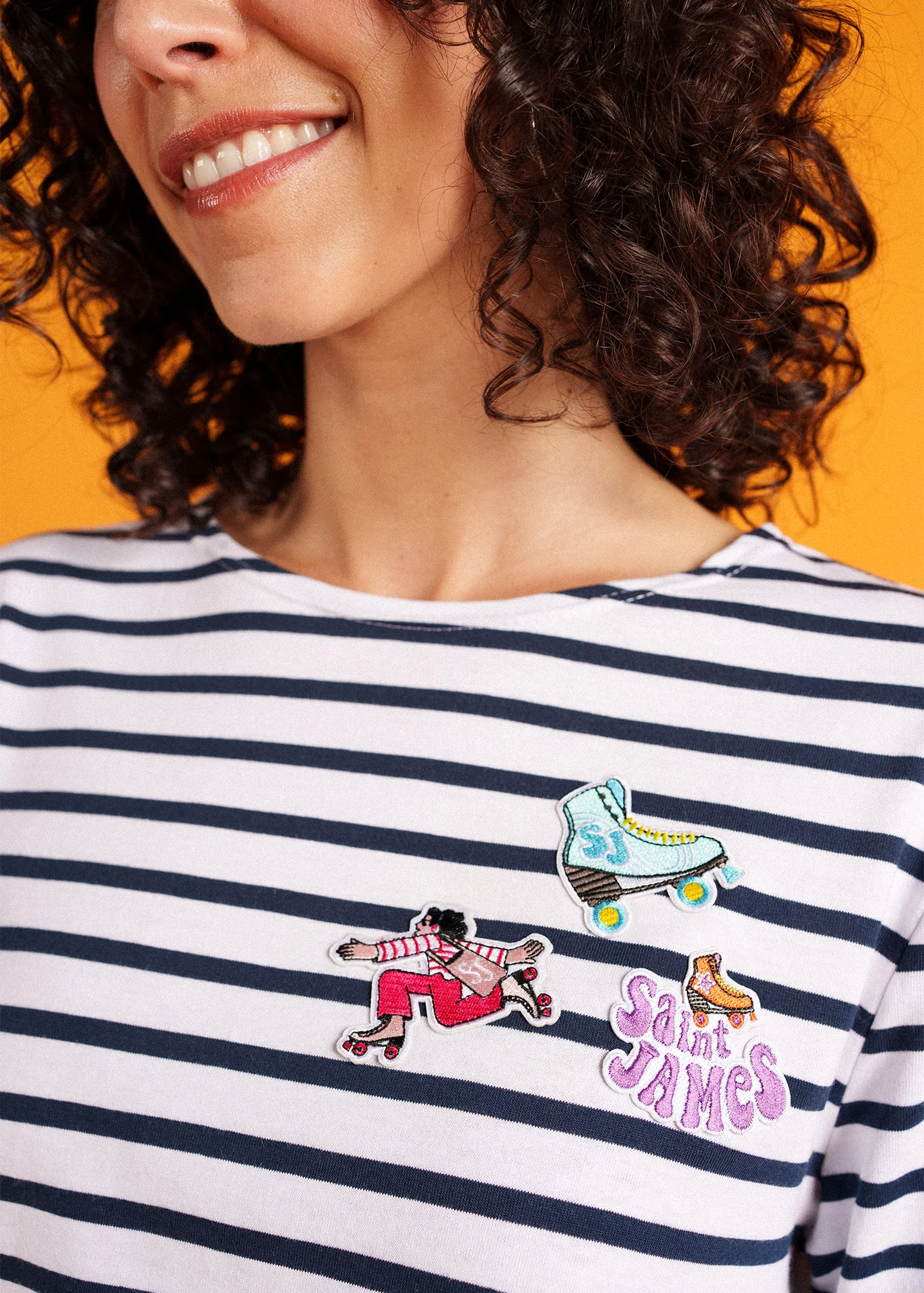 Ecusson thermocollant - Femme à roller (MULTICO) - Image 4