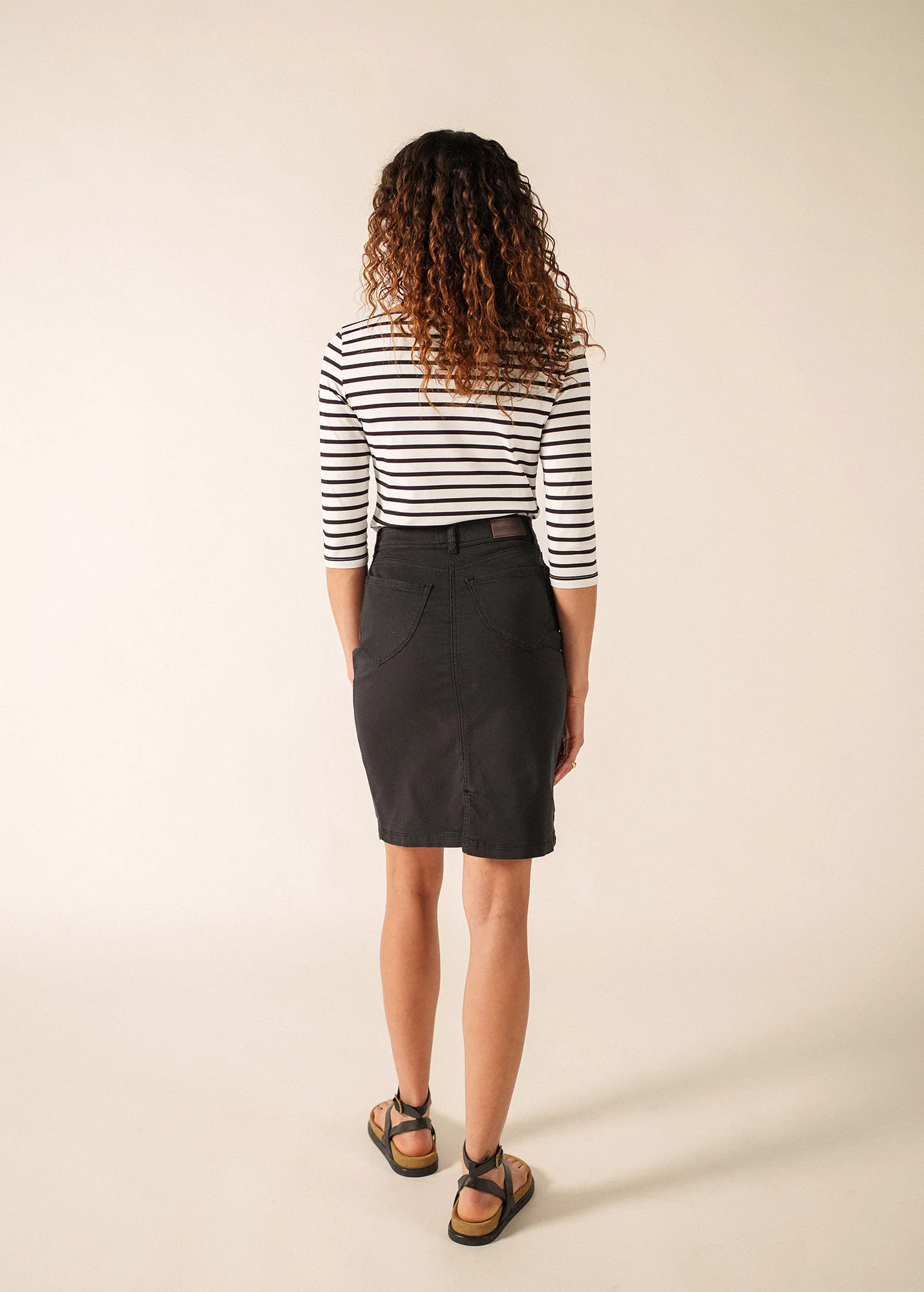 Jupe Elfy Couleur (NAVY) - Image 2
