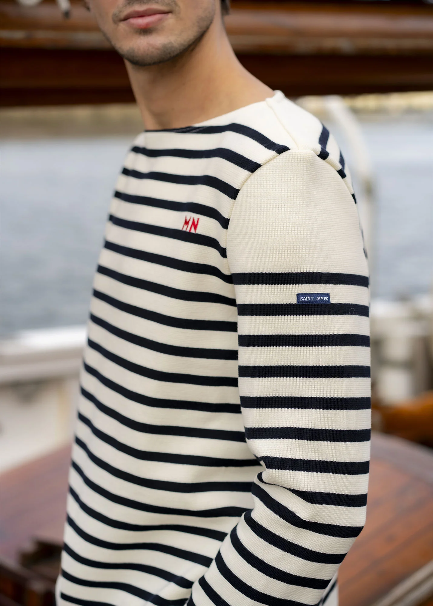 Marinière Aconit x Marine nationale (ECRU/MARINE) - Image 3