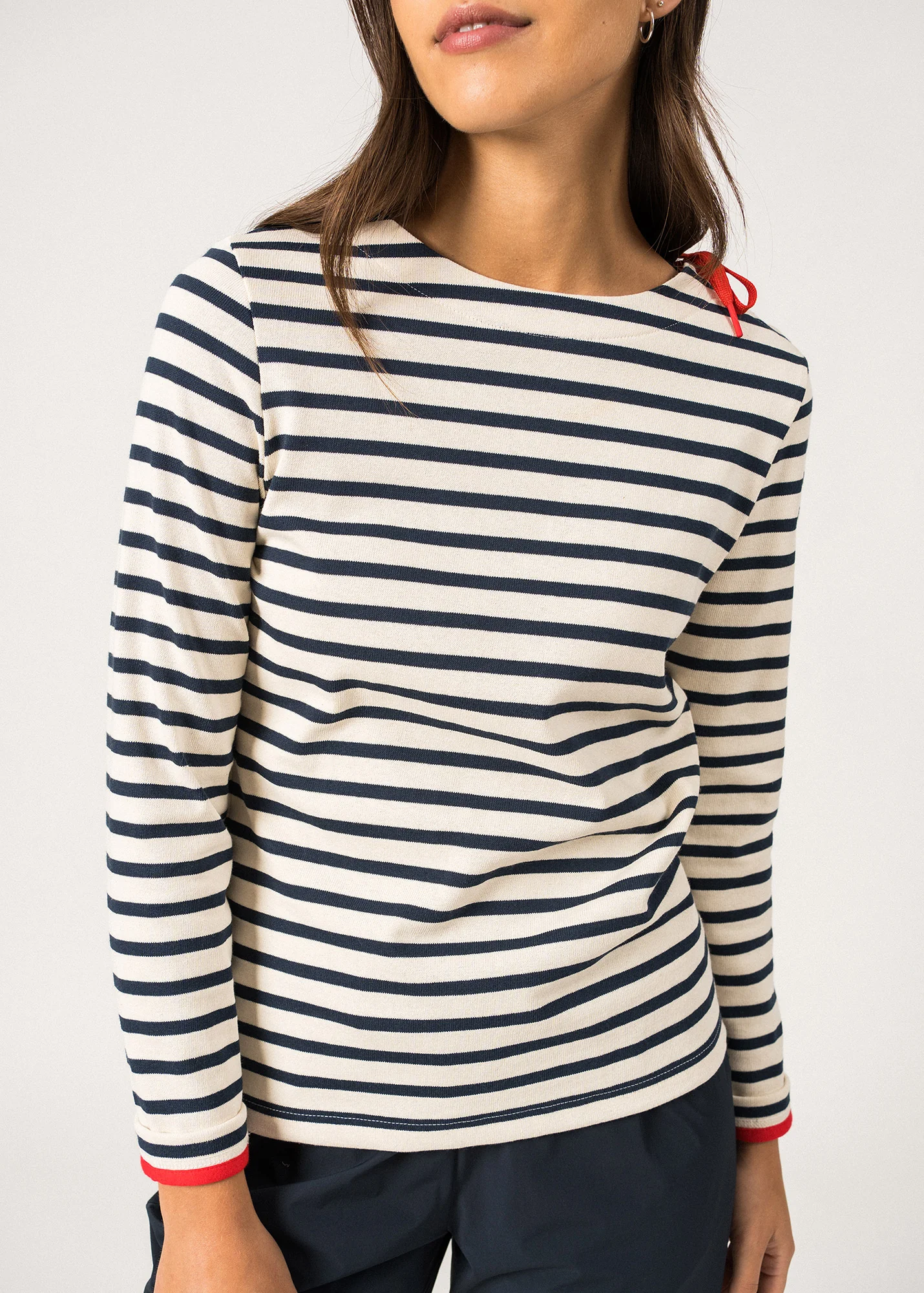 Marinière Cavalaire (ECRU/MARINE/TULIPE)