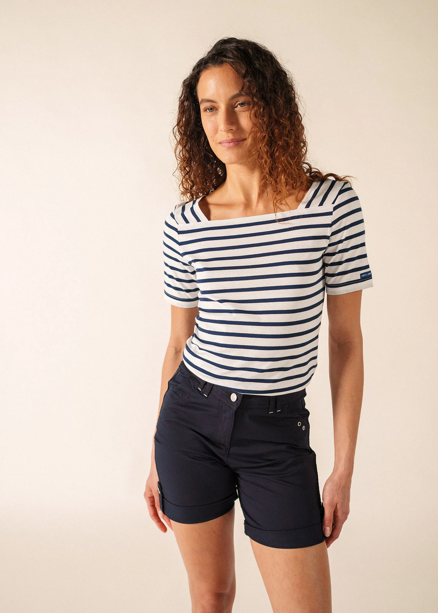Marinière Pléneuf coton (NEIGE/MARINE) - Image 3