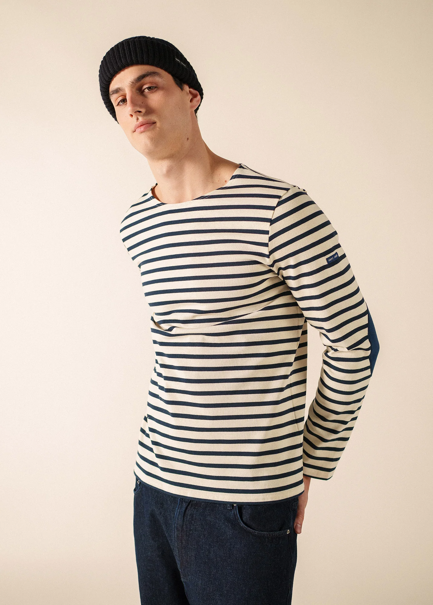 Marinière Méridien coudères (ECRU/MARINE/MARINE) - Image 3
