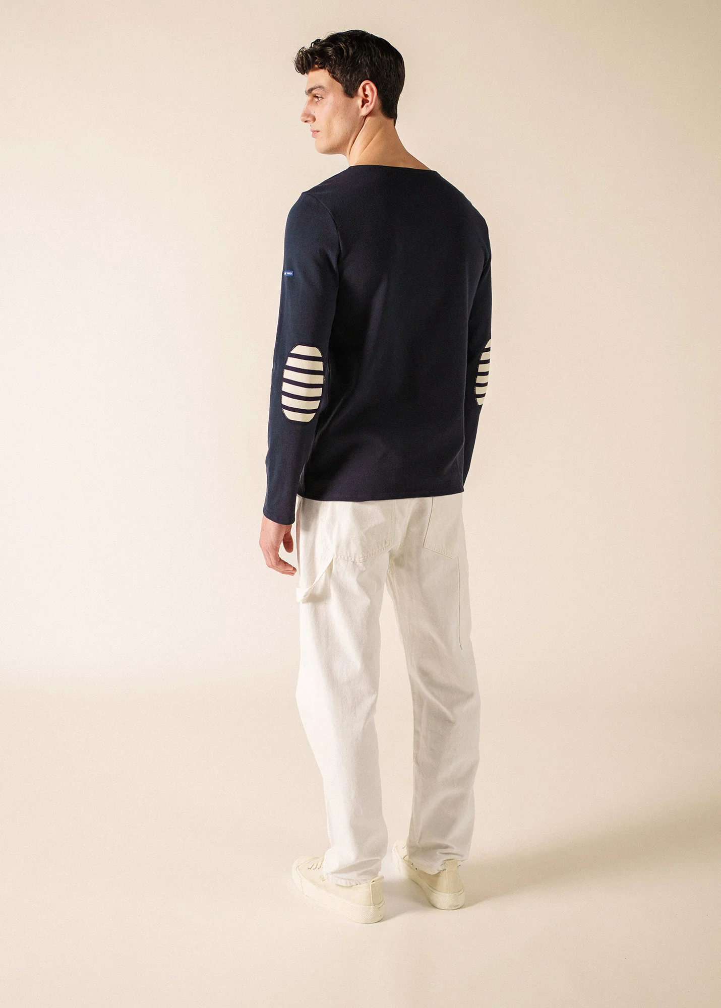 Marinière Méridien coudières (NAVY/ECRU/NAVY) - Image 2
