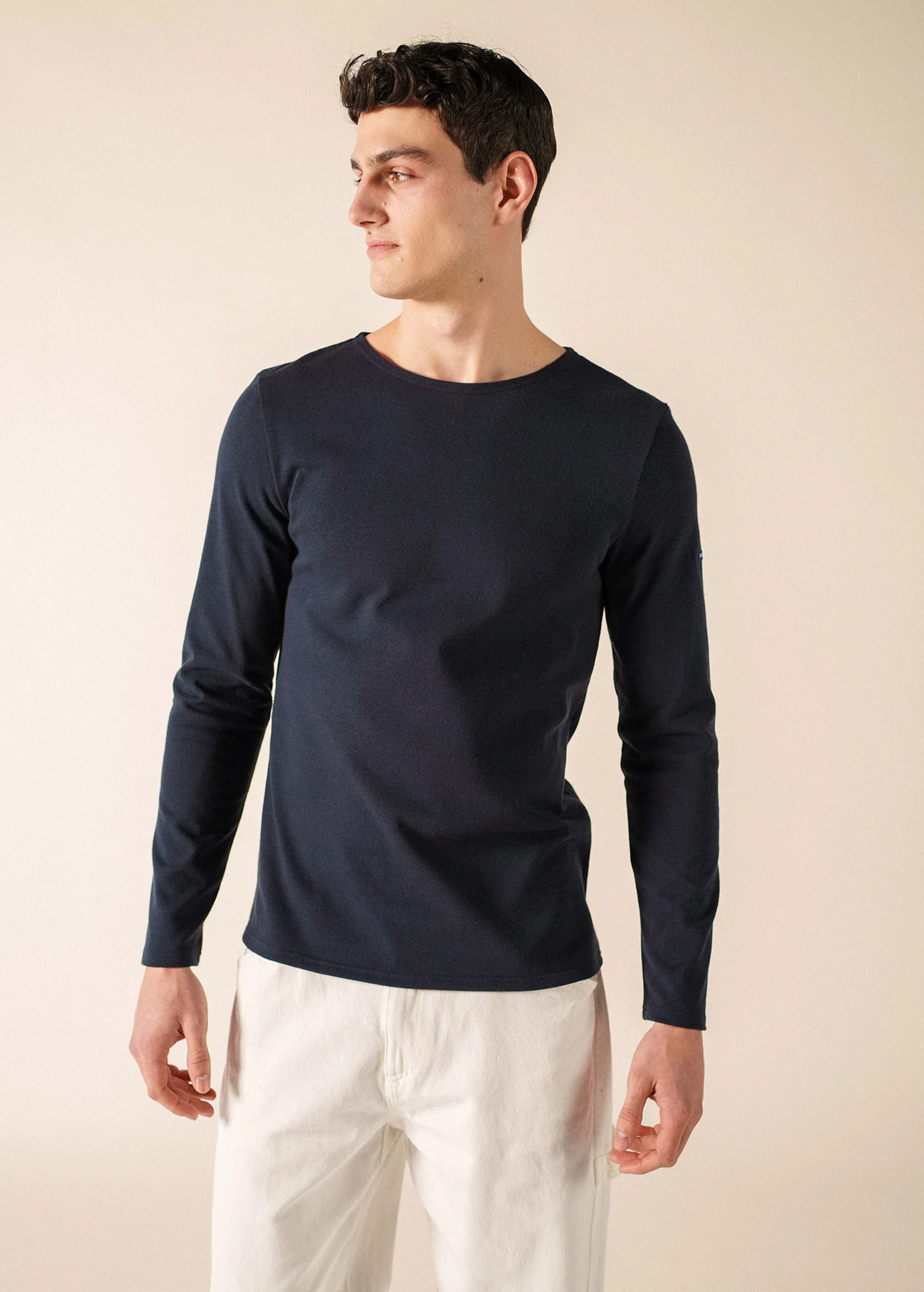 Marinière Méridien coudières (NAVY/ECRU/NAVY) - Image 3