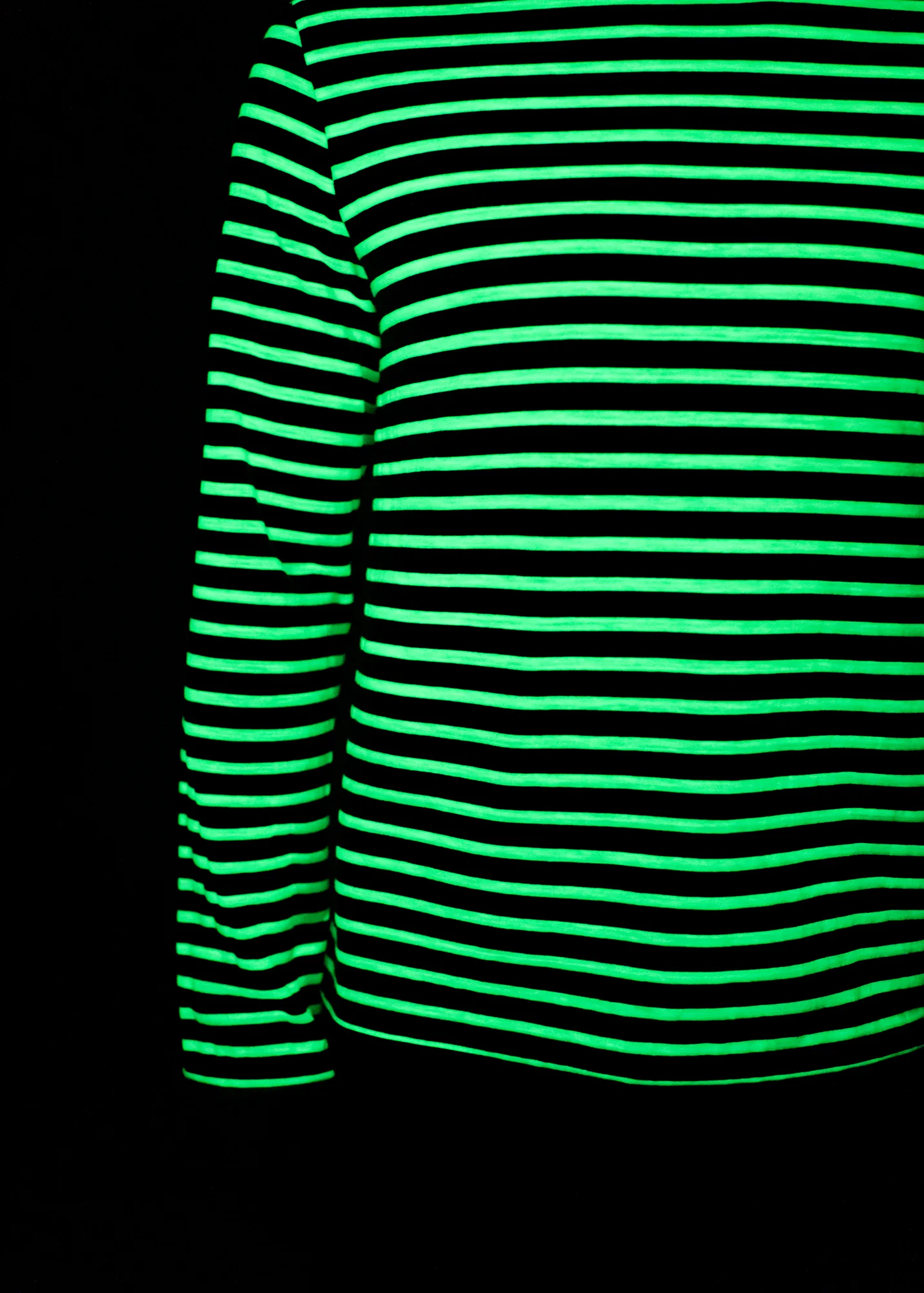 Marinière Minquiers Phospho - en coton (NAVY/PHOSPHORESCENT) - Image 2