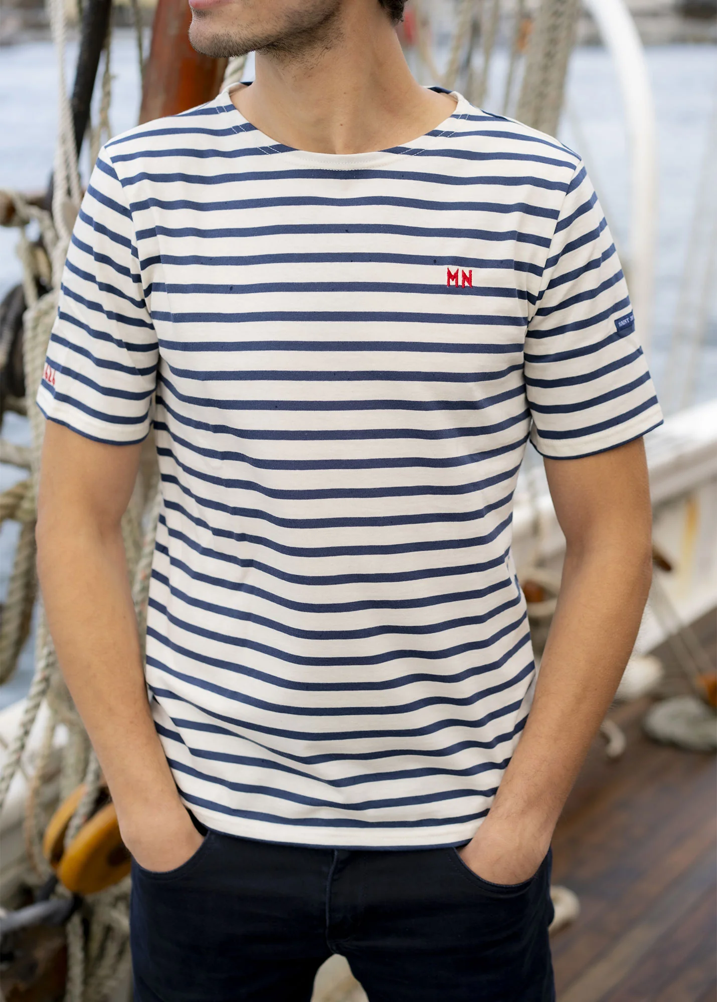 Marinière Narval x Marine nationale (ECRU/NAVY) - Image 3