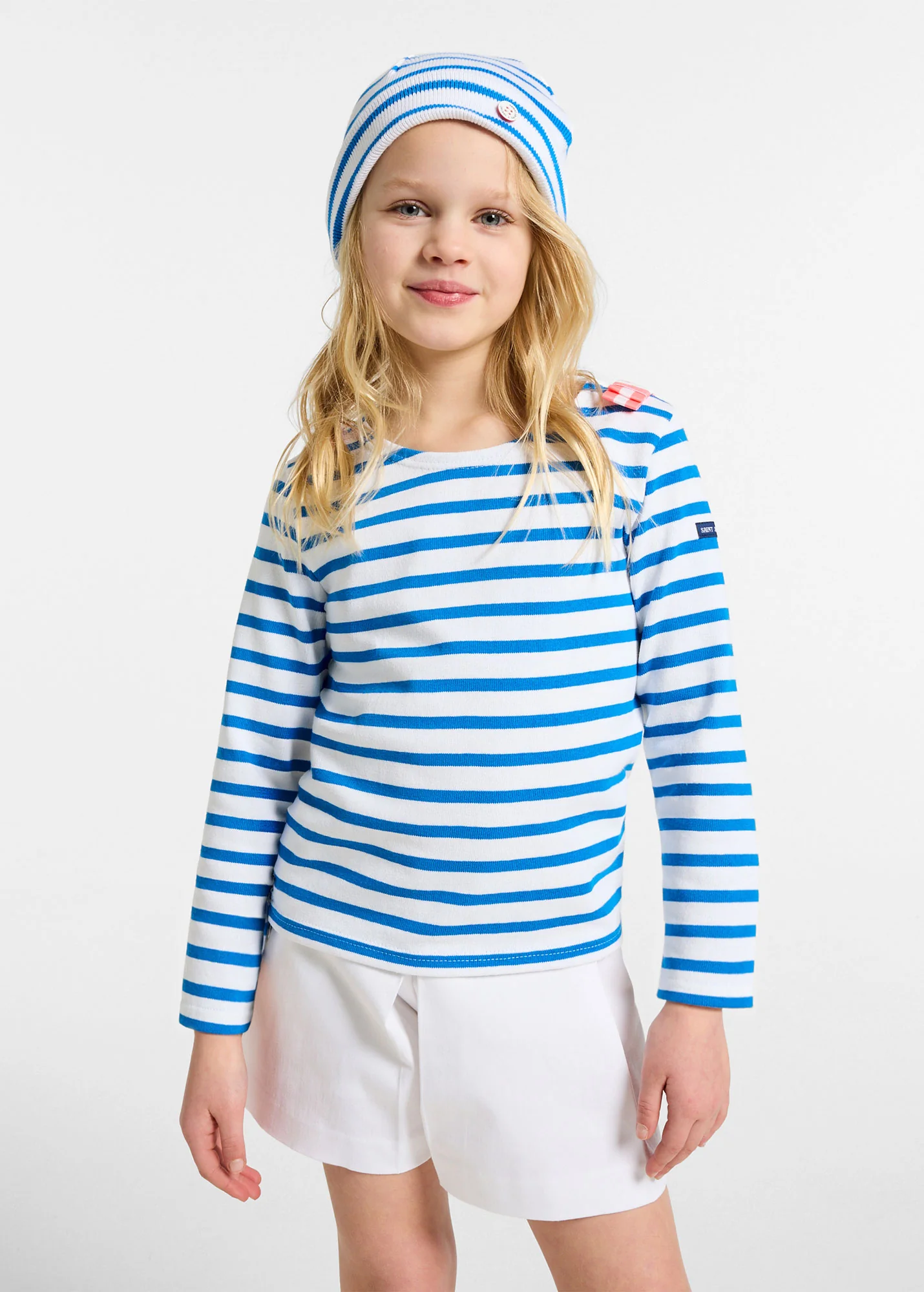 Marinière fille x Jacadi (BLANCE/BLEU RIVAGE) - Image 2