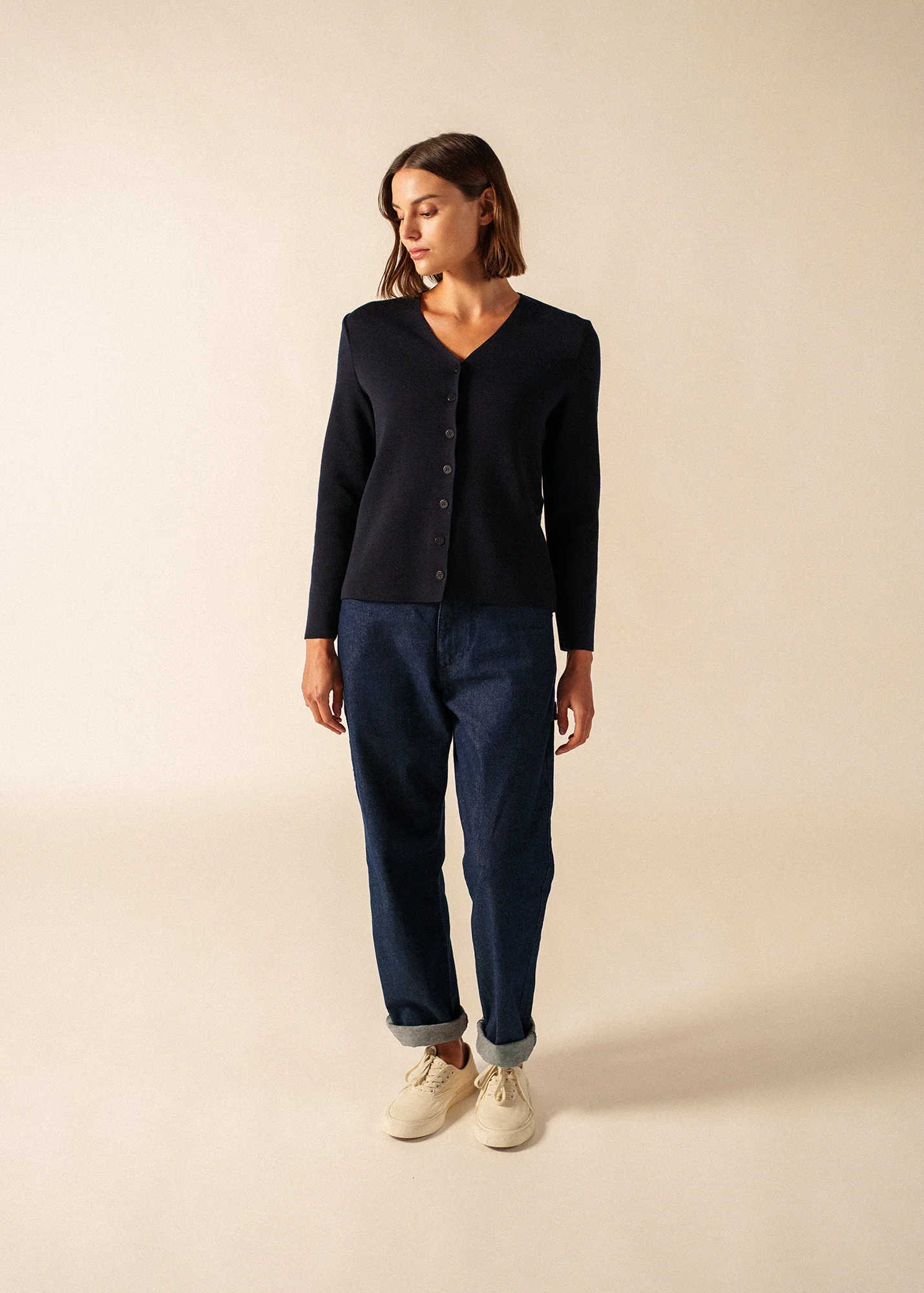 Gilet Brévands coudières (NAVY/NORMANDIE)