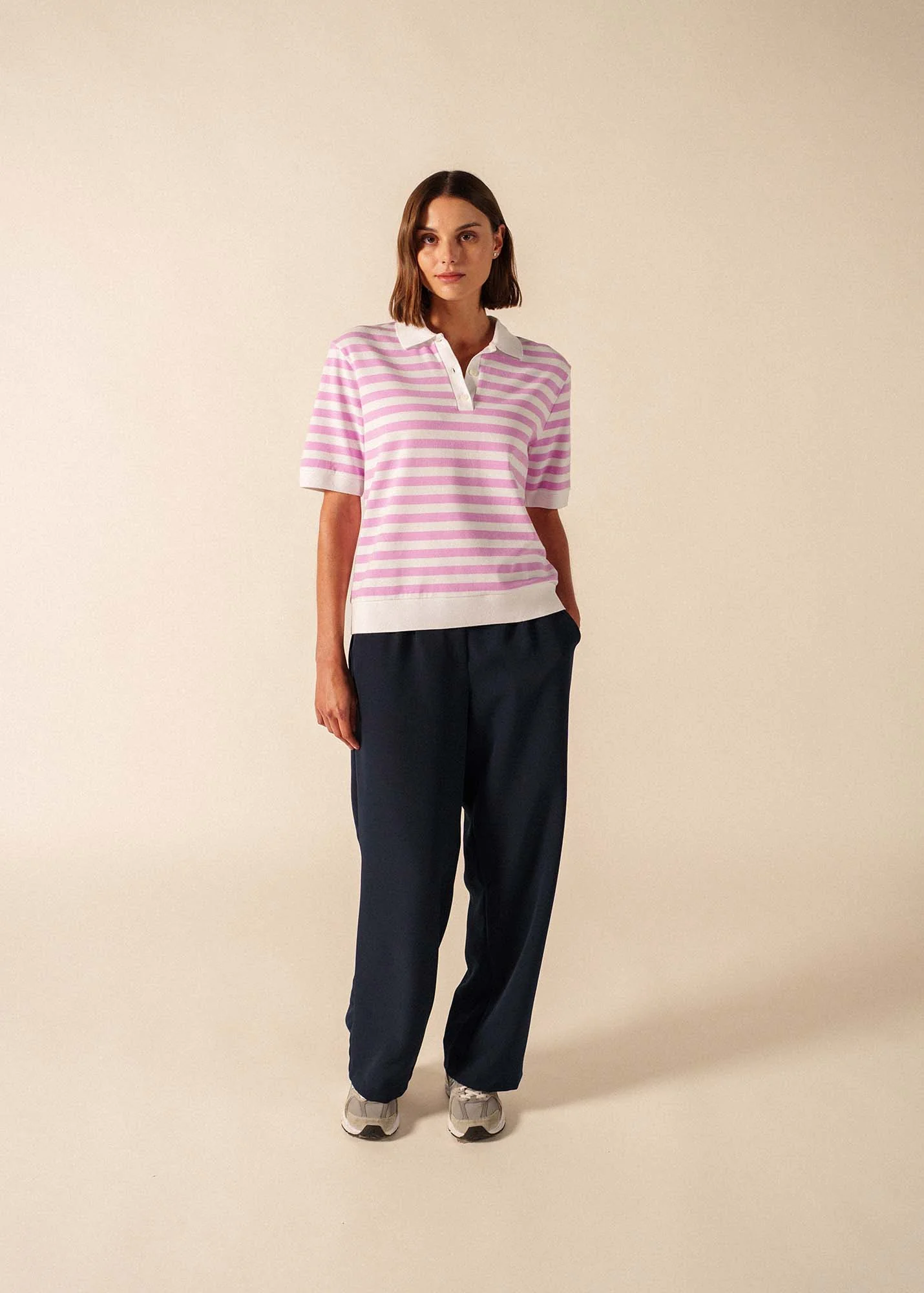 Polo Carola (BLANC/NACRE)