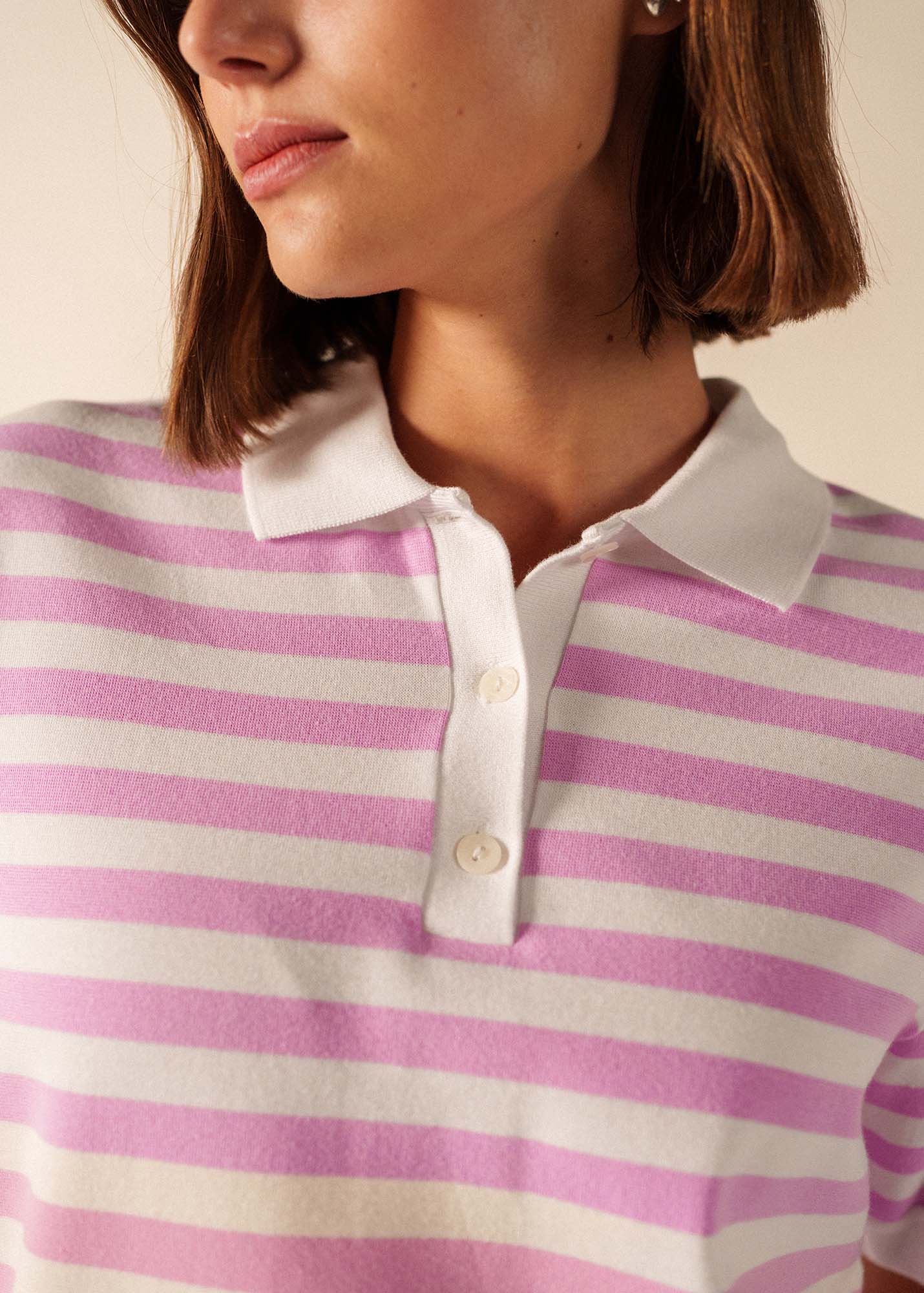 Polo Carola (BLANC/NACRE) - Image 4