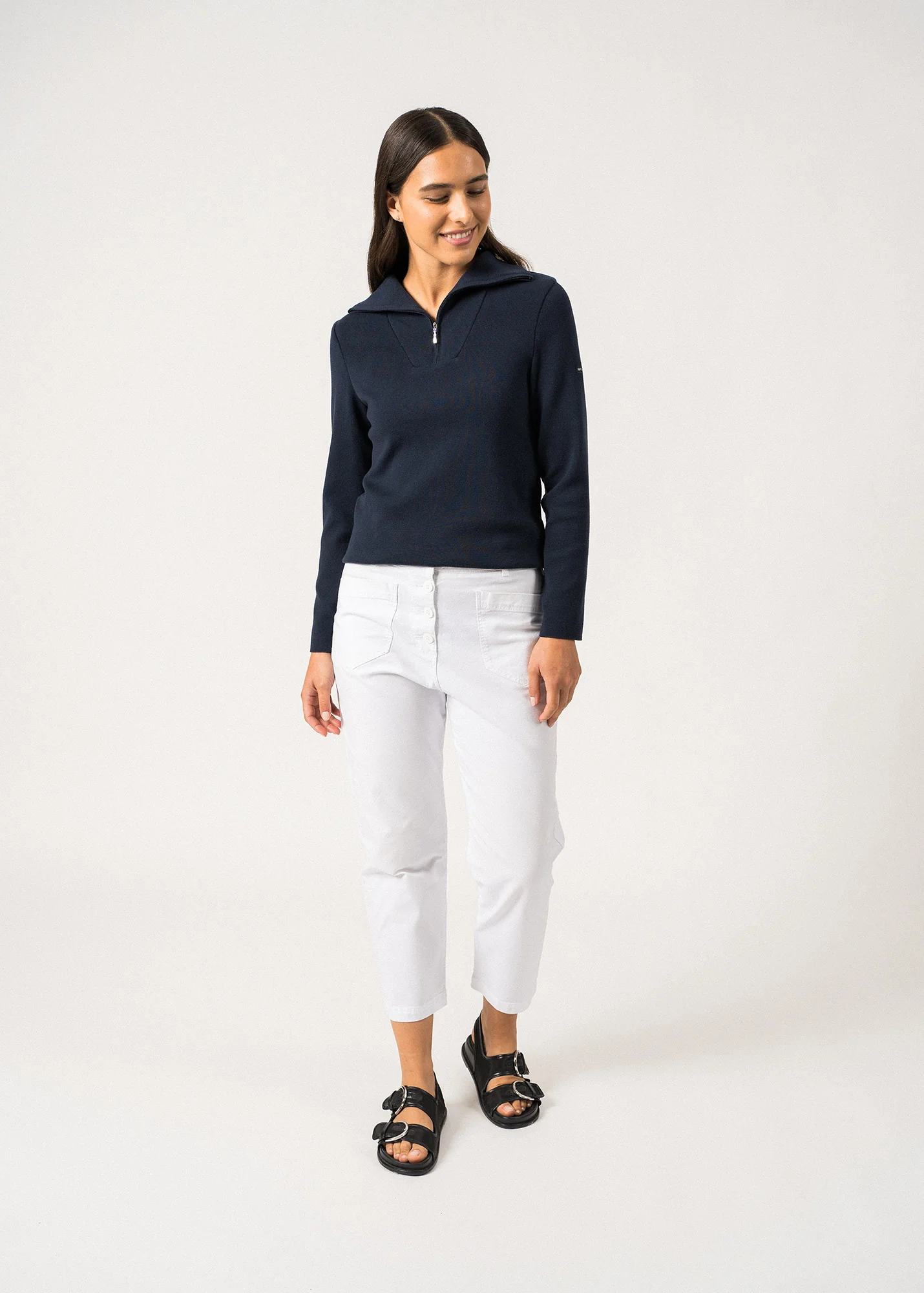 Pull Passerelle coton (MARINE) - Image 3