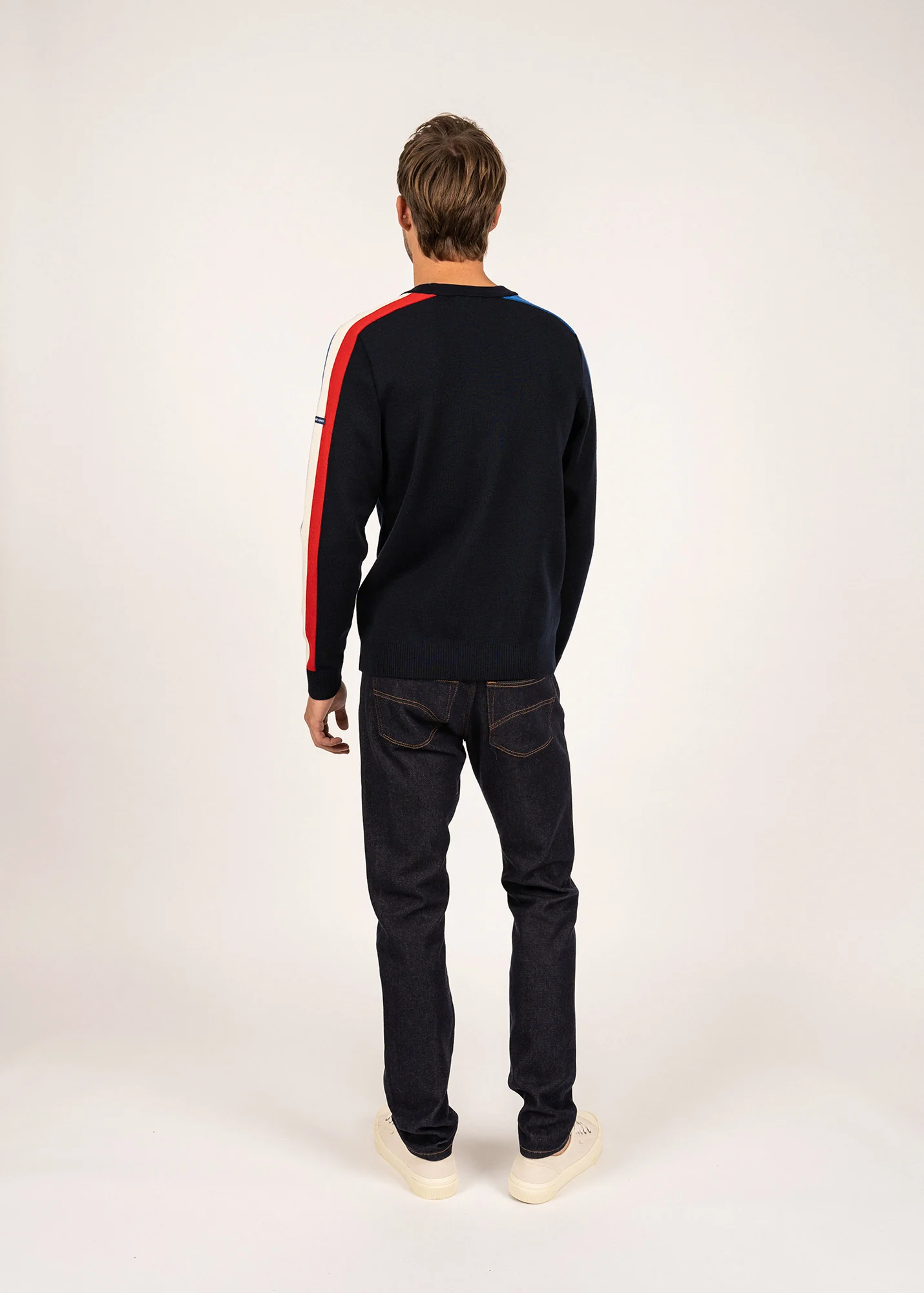 Pull raglan x l'Elysée (NAVY/GITANE/ECUME/TULIPE) - Image 4
