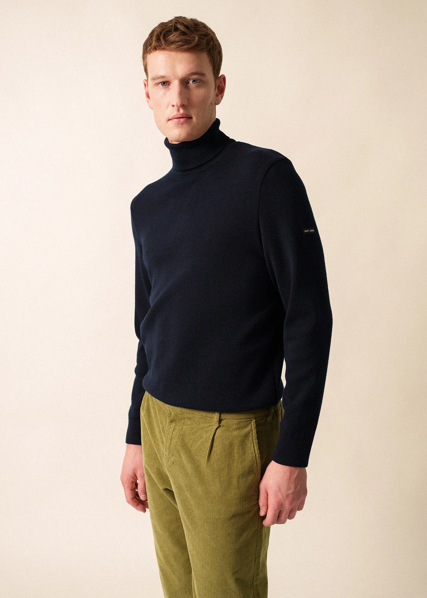 Pull col roulé Houat (NAVY) - Image 3