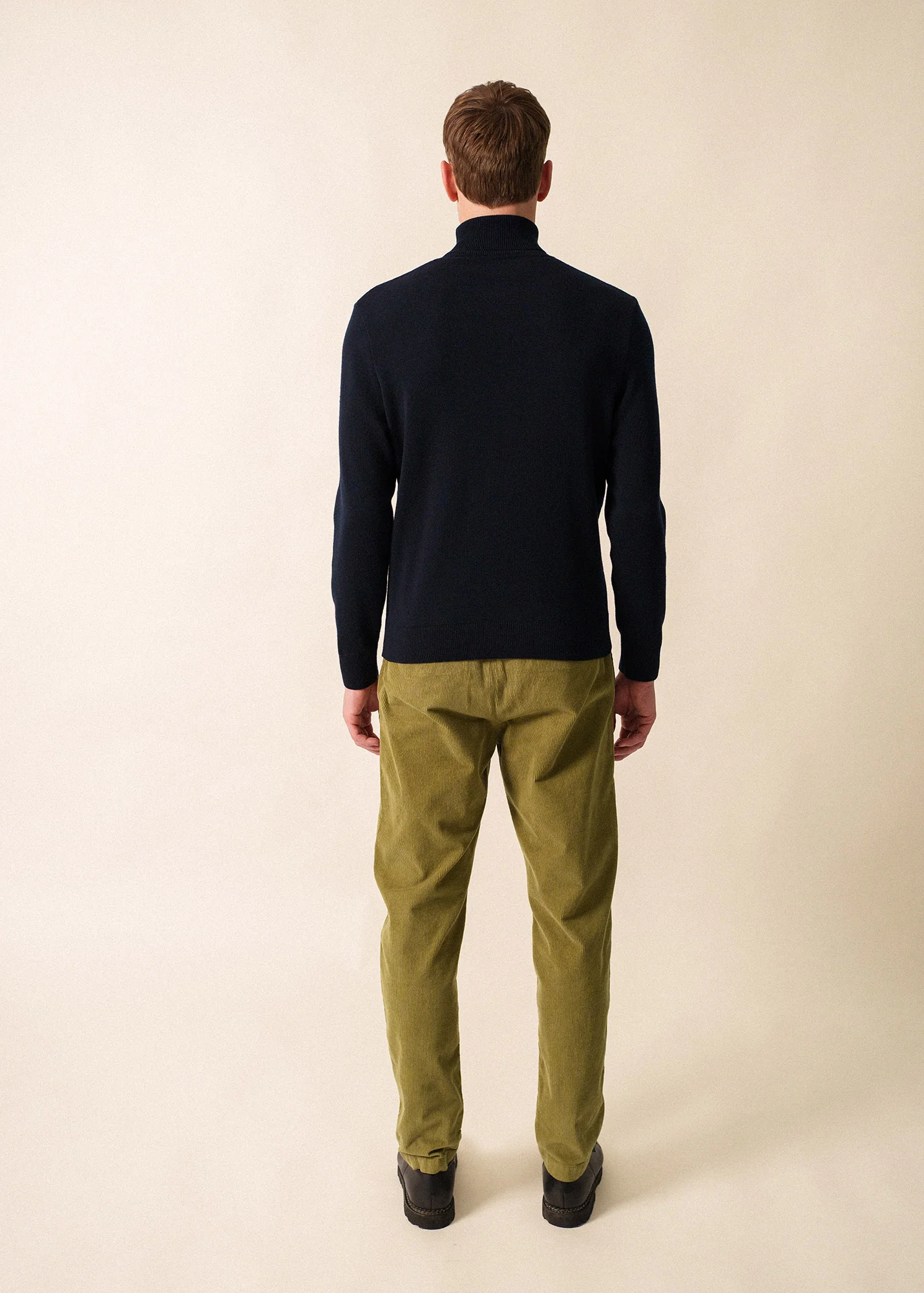 Pull col roulé Houat (NAVY) - Image 4