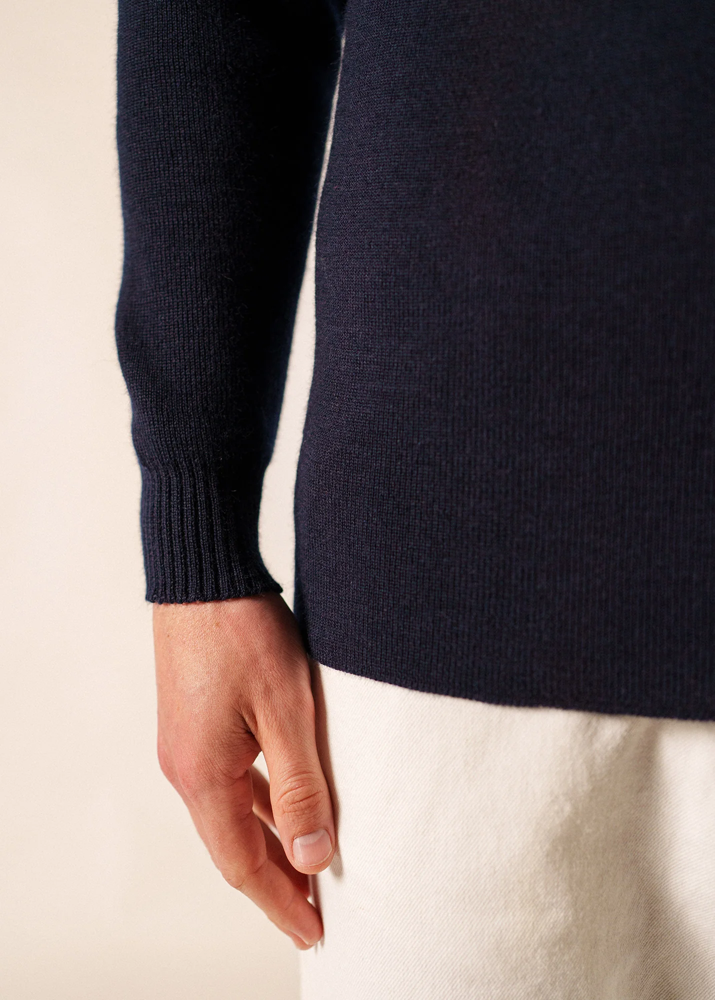 Pull col roulé (MARINE) - Image 5