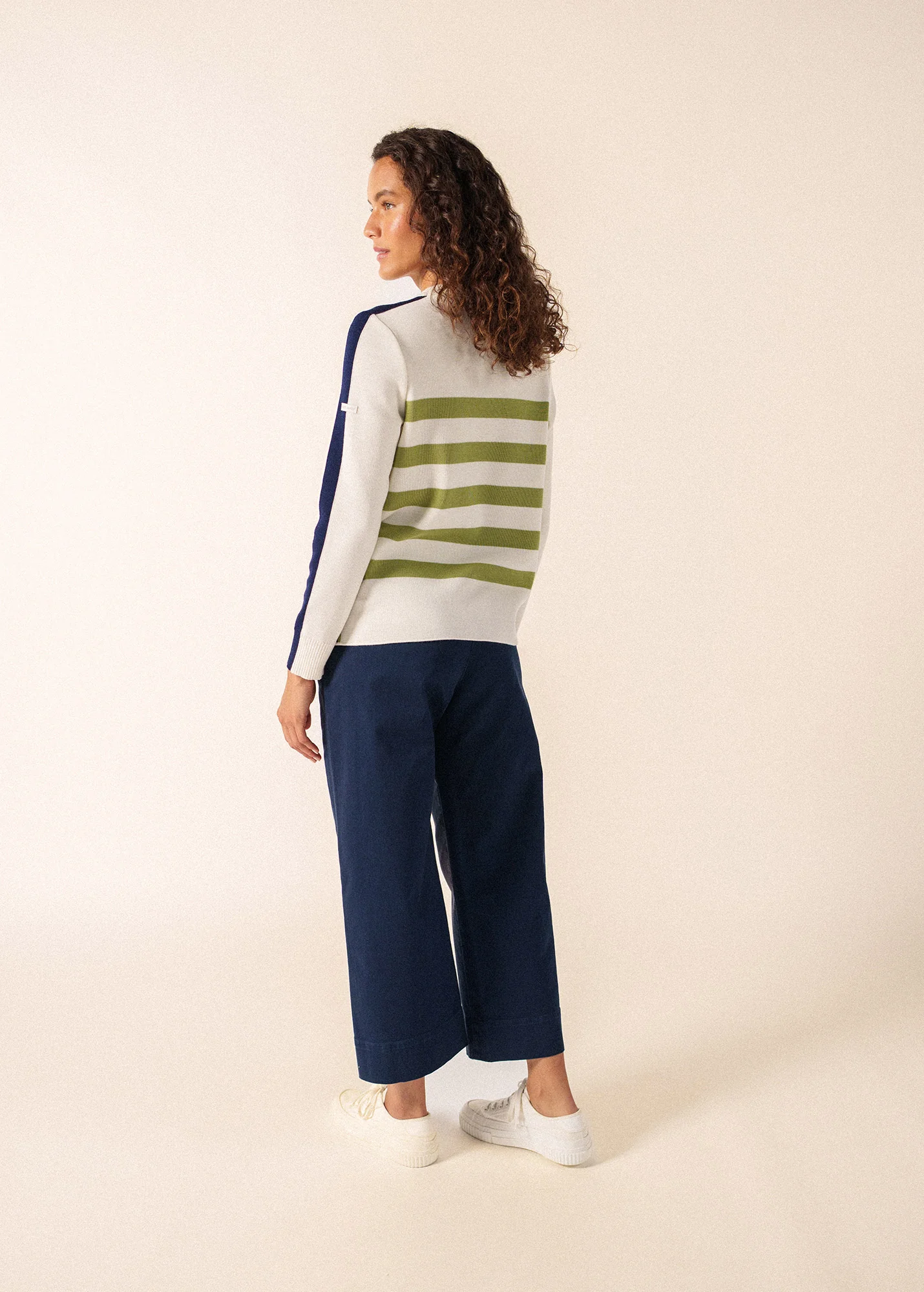 Pull Chausey (BLANC/OIL/INSIGNE) - Image 2