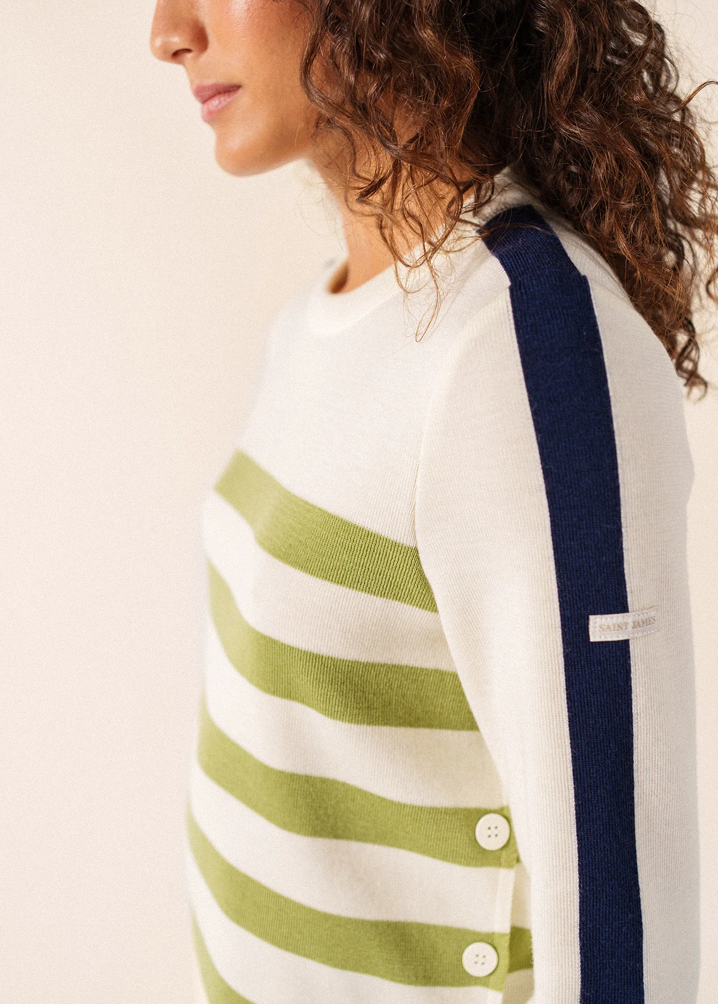 Pull Chausey (BLANC/OIL/INSIGNE) - Image 6