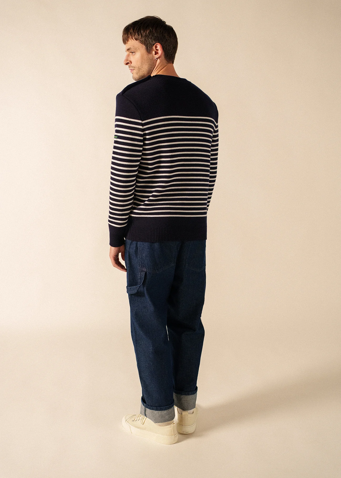 Pull marin Binic Phospho - en laine (MARINE/PHOSPHORESCENT) - Image 7