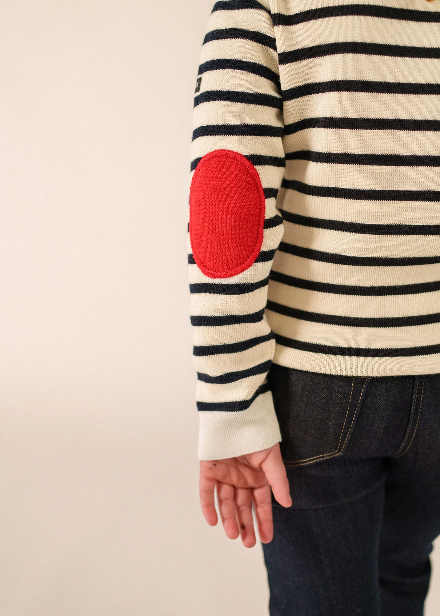 Pull Brégançon Pop enfant (ECUME/NAVY/TULIPE) - Image 3