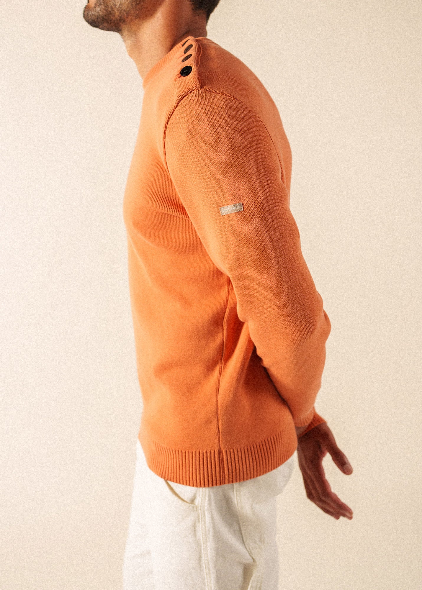 Pull marin Cancale coton (ARGILE) - Image 4