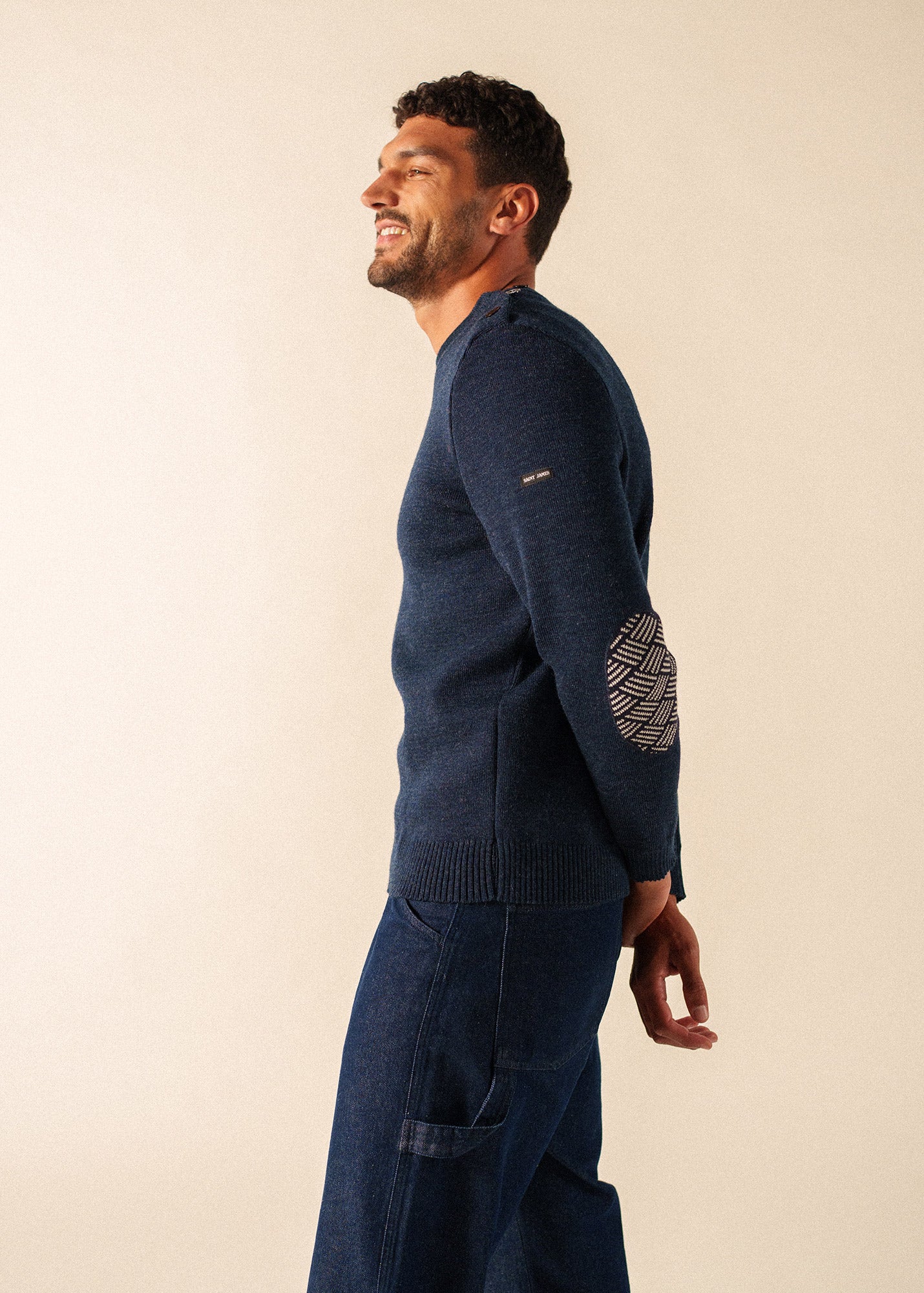 Pull marin Cancale Equipage (BLEU CHINE/ECRU) - Image 3