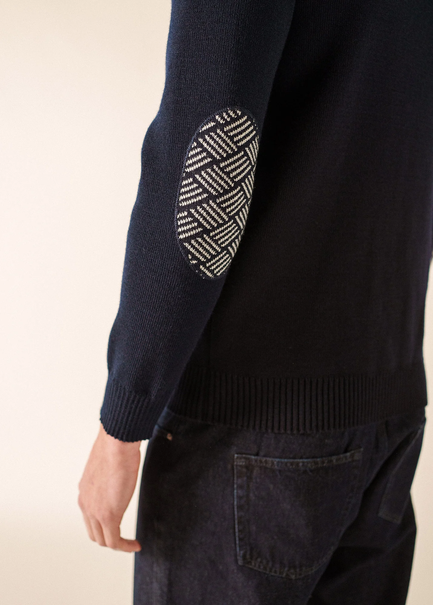 Pull marin Cancale Equipage (MARINE/ECRU) - Image 4