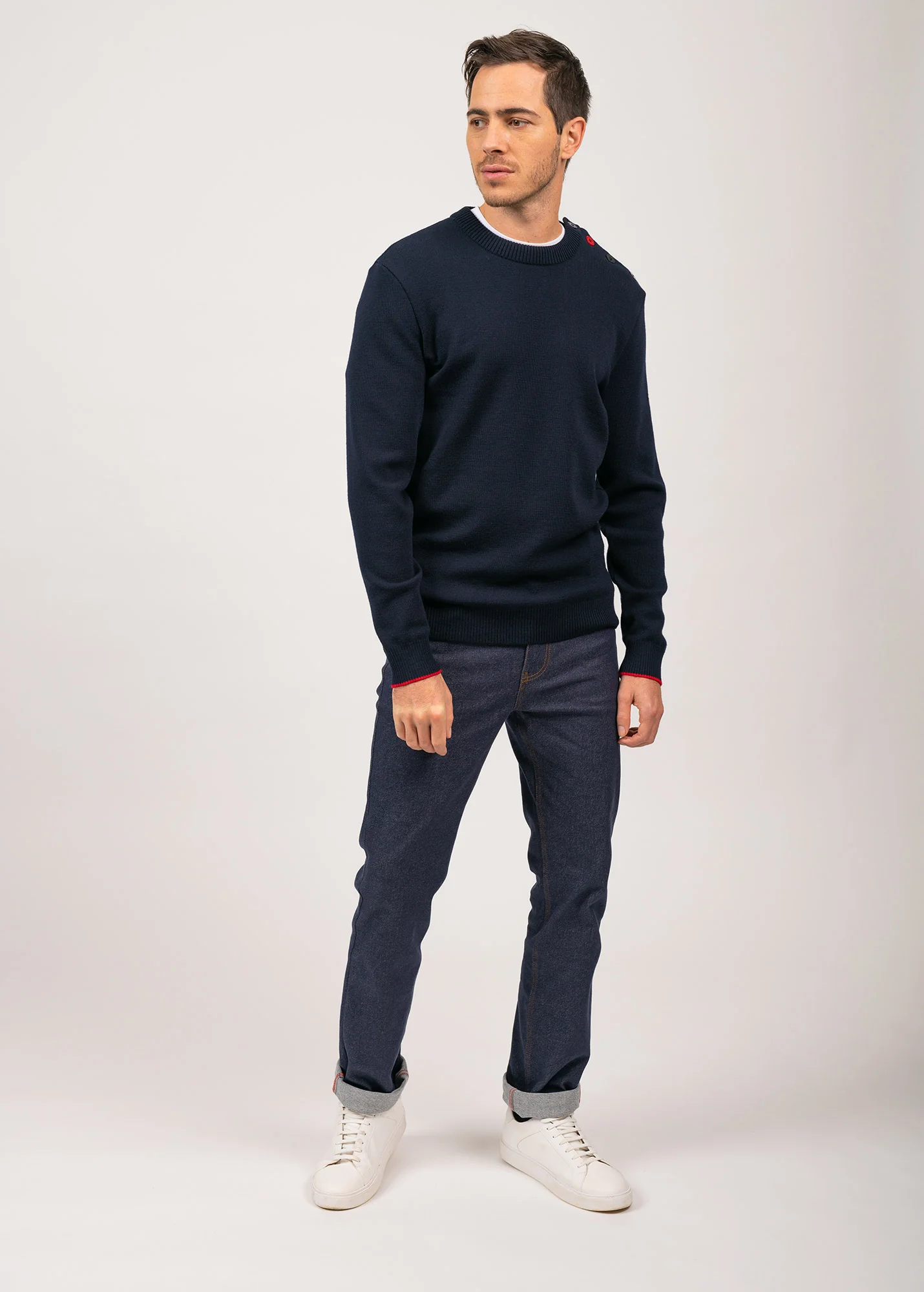 Pull Rives (NAVY/TULIPE) - Image 3
