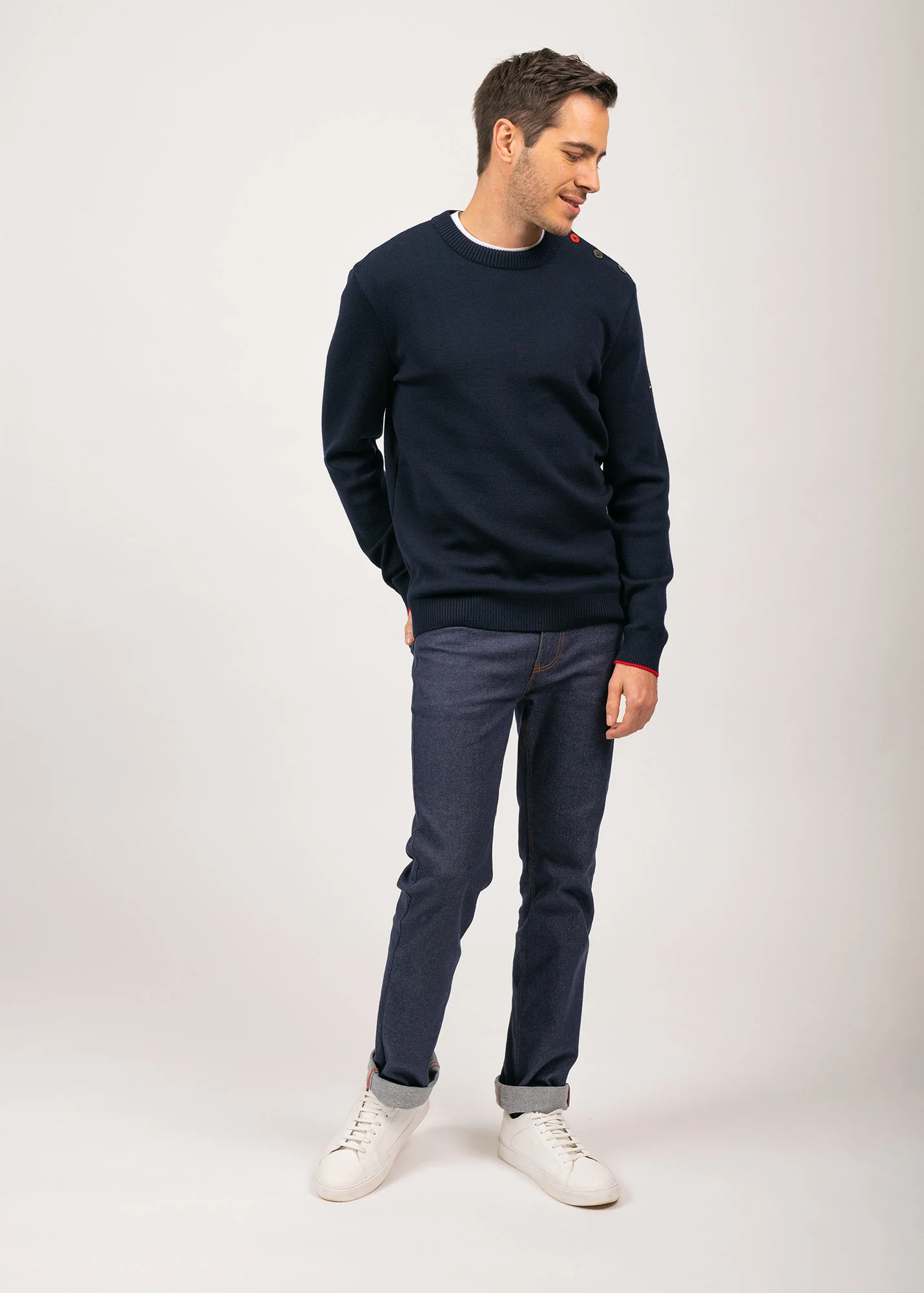 Pull Rives (NAVY/TULIPE) - Image 4